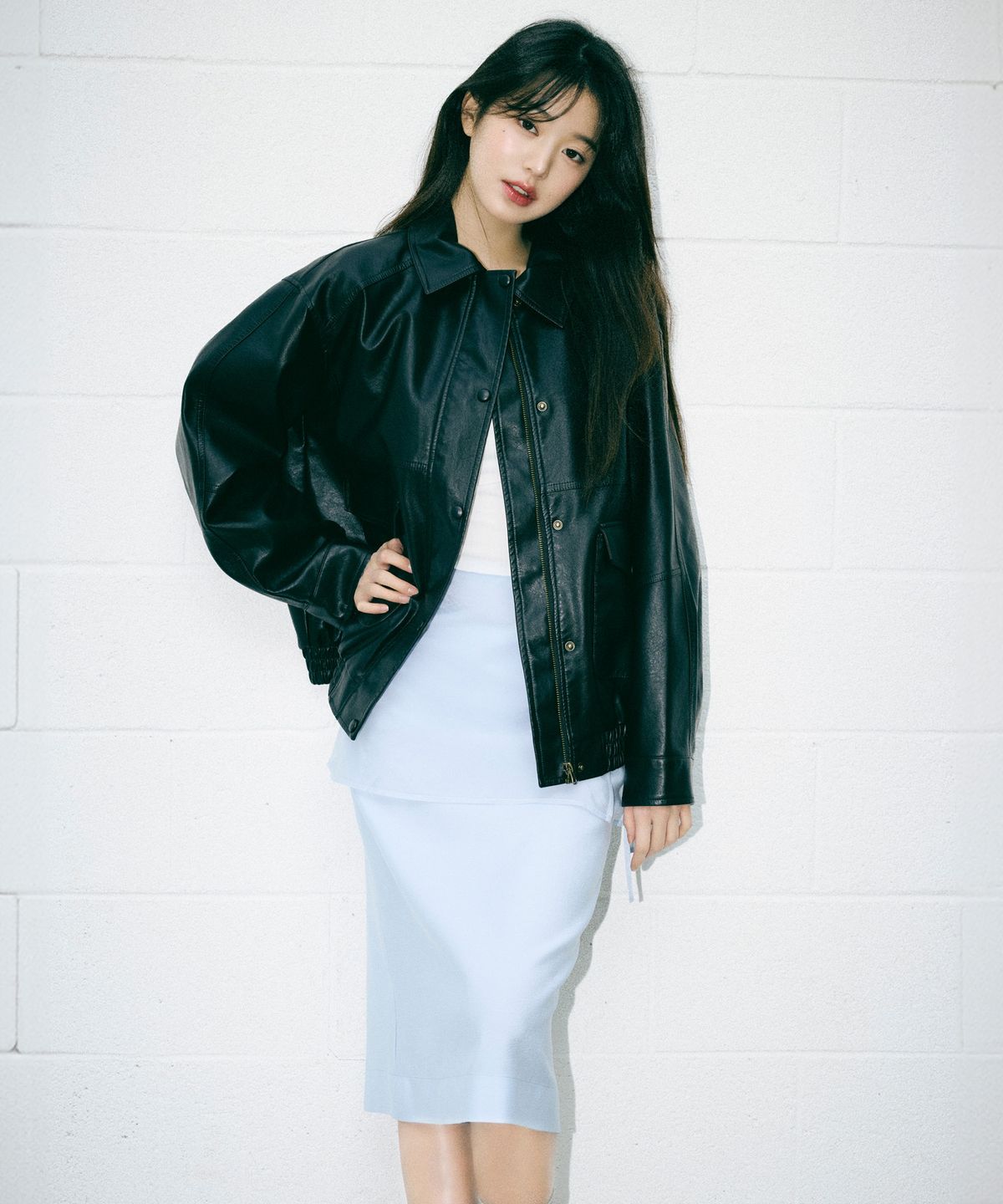 로라로라(ROLAROLA) SEE-THROUGH LAYERED SKIRT SKY