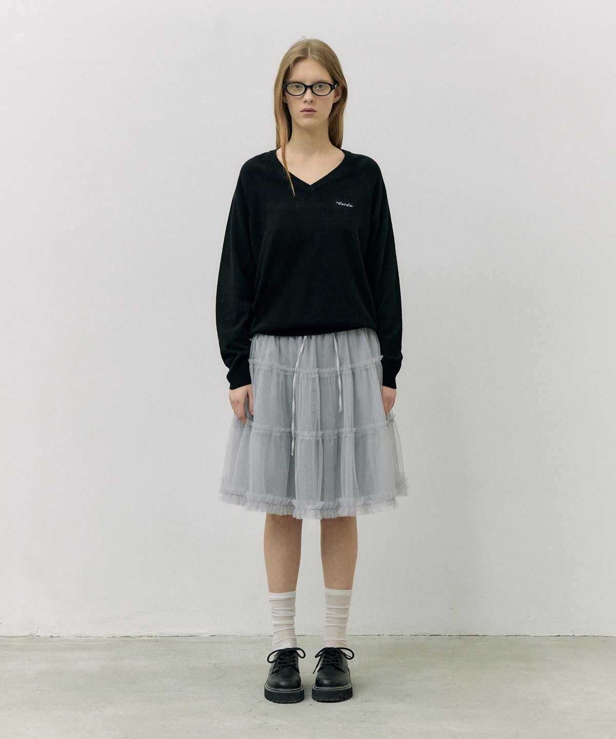 로라로라(ROLAROLA) TUTU MIDI SKIRT GRAY