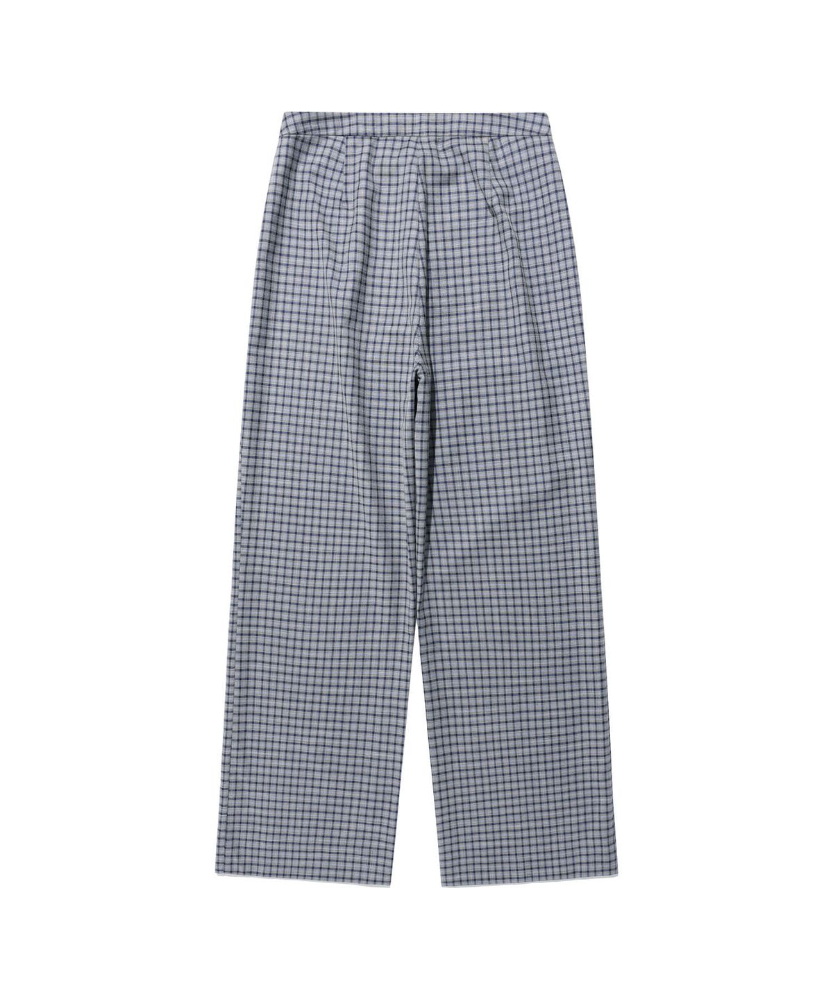 나이스고스트클럽(NICEGHOSTCLUB) FFATS CHECK BALLOON LAYERED SKIRT PANTS_SKYBLUE(NG2FSUPA90A)