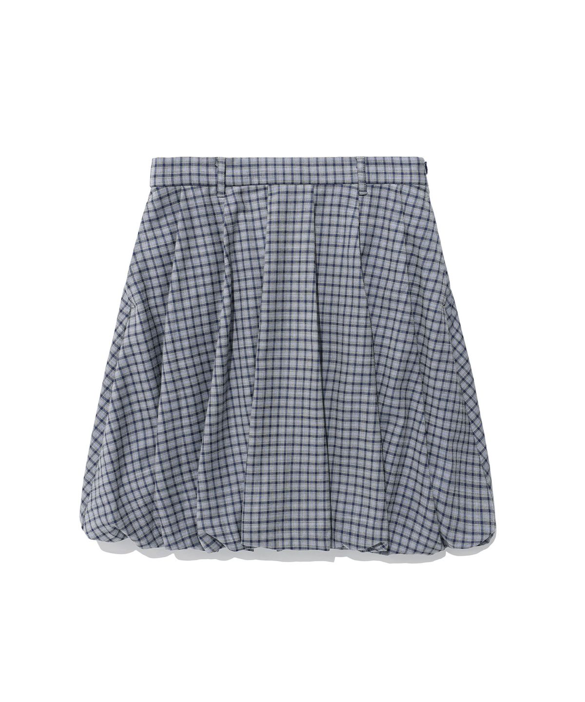 나이스고스트클럽(NICEGHOSTCLUB) FFATS CHECK BALLOON LAYERED SKIRT PANTS_SKYBLUE(NG2FSUPA90A)