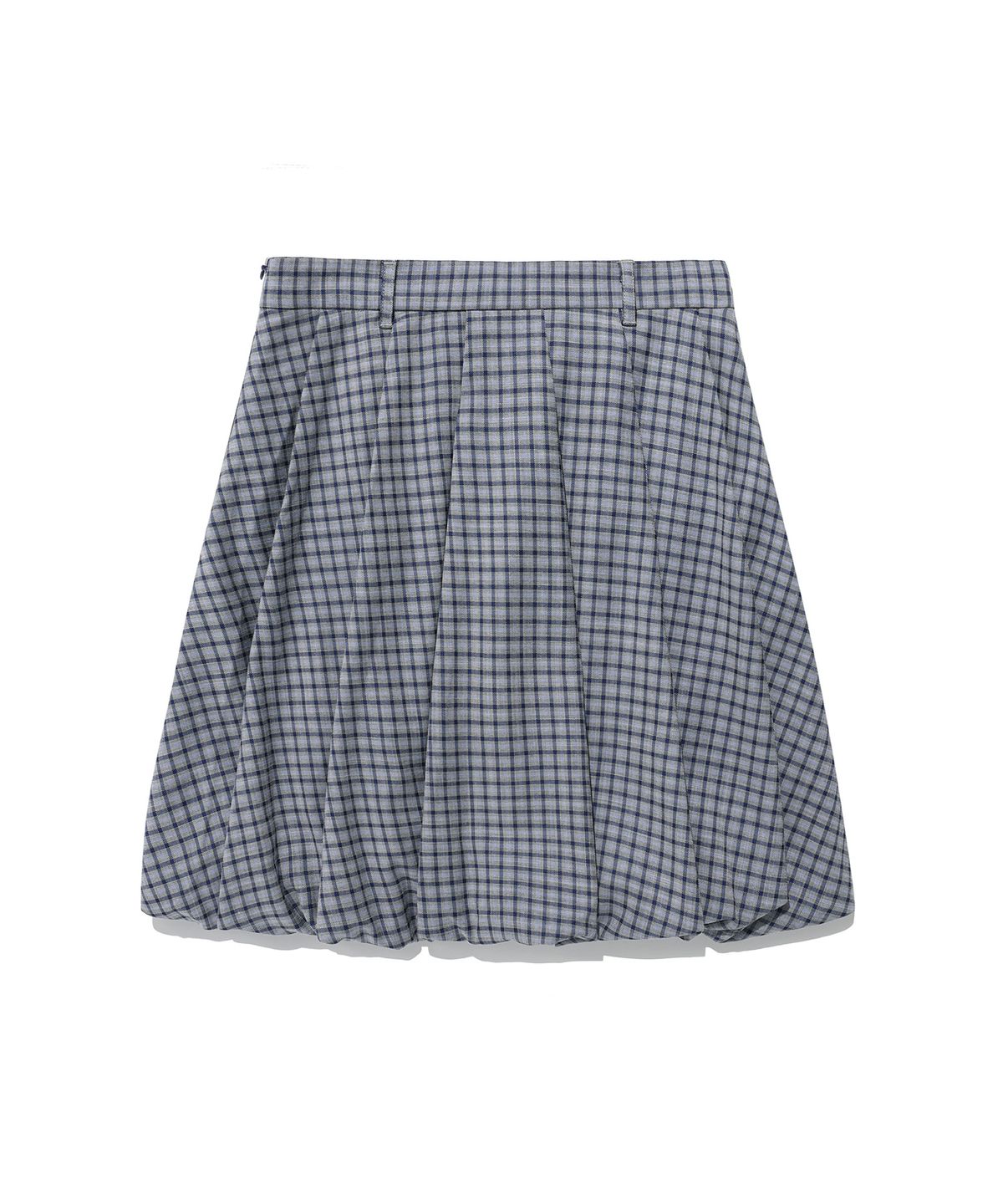나이스고스트클럽(NICEGHOSTCLUB) FFATS CHECK BALLOON LAYERED SKIRT PANTS_SKYBLUE(NG2FSUPA90A)