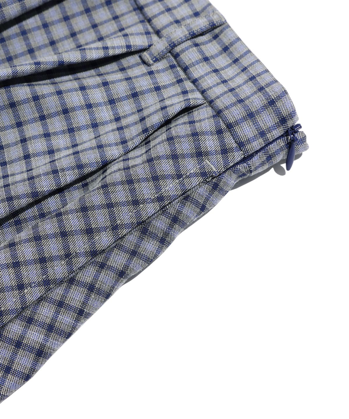 나이스고스트클럽(NICEGHOSTCLUB) FFATS CHECK BALLOON LAYERED SKIRT PANTS_SKYBLUE(NG2FSUPA90A)