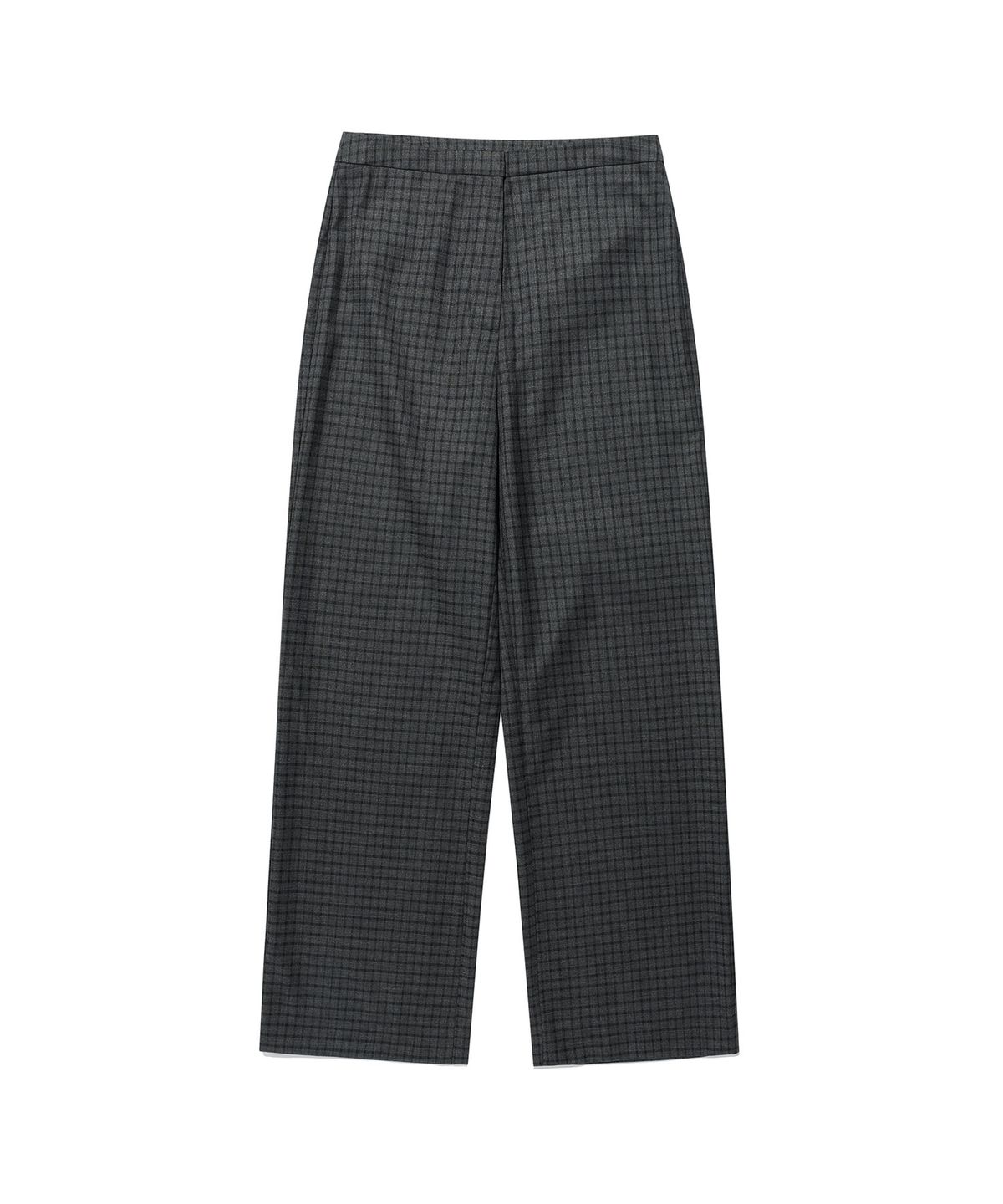 나이스고스트클럽(NICEGHOSTCLUB) FFATS CHECK BALLOON LAYERED SKIRT PANTS_CHARCOAL(NG2FSUPA90A)
