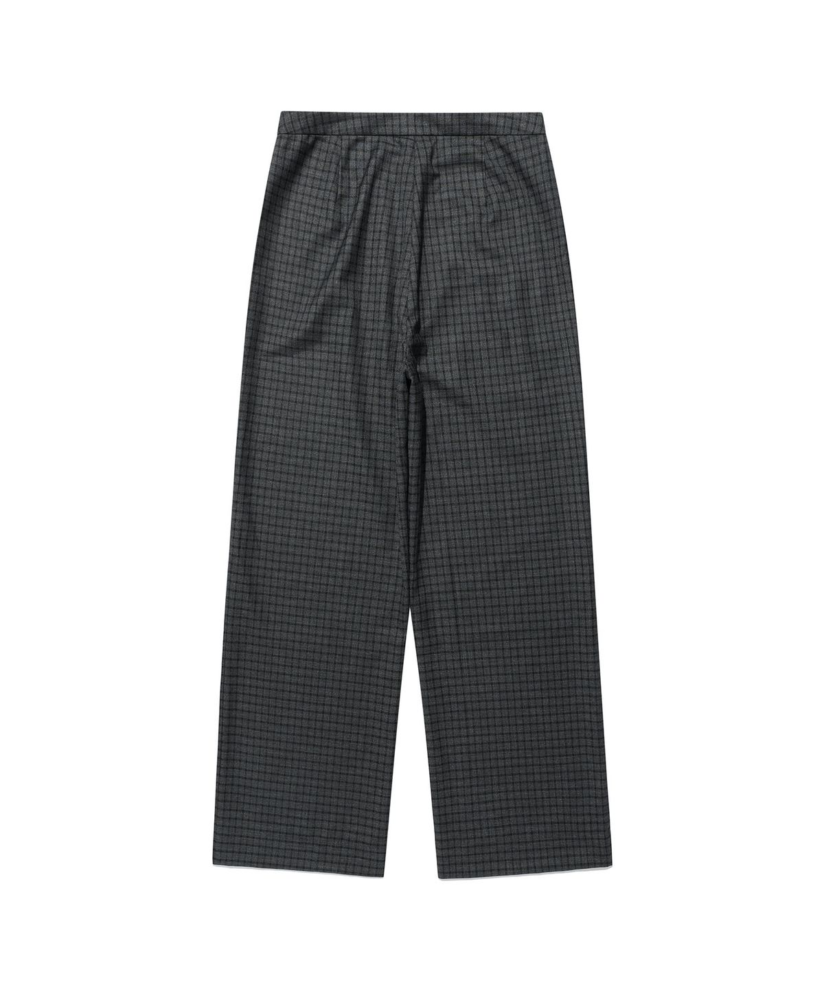 나이스고스트클럽(NICEGHOSTCLUB) FFATS CHECK BALLOON LAYERED SKIRT PANTS_CHARCOAL(NG2FSUPA90A)