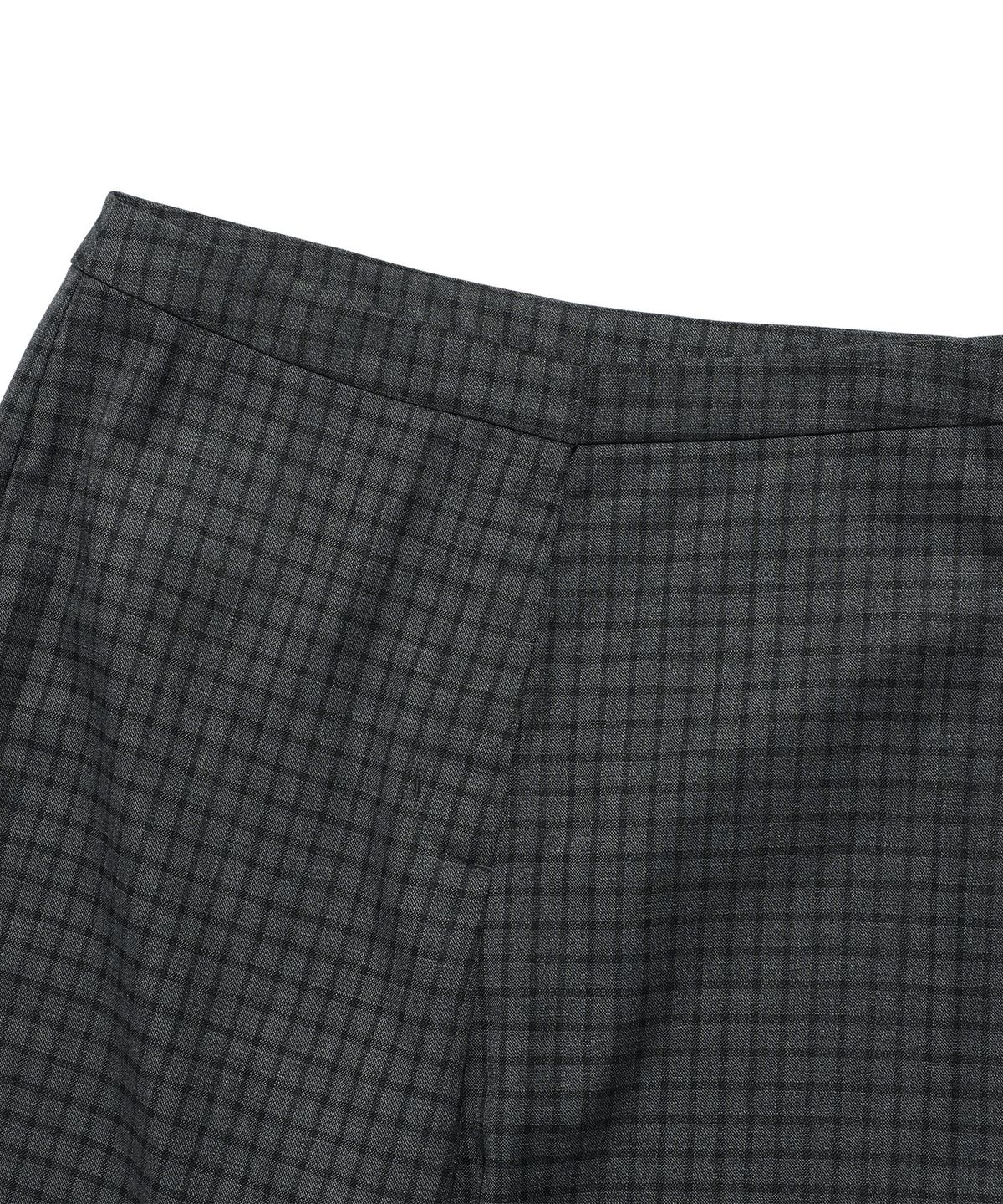 나이스고스트클럽(NICEGHOSTCLUB) FFATS CHECK BALLOON LAYERED SKIRT PANTS_CHARCOAL(NG2FSUPA90A)