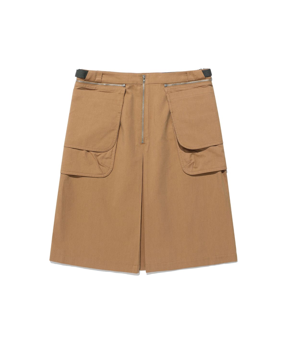 나이스고스트클럽(NICEGHOSTCLUB) FFATS PLEATS BELT POCKET SKIRT_BEIGE(NG2FSUPA91A)
