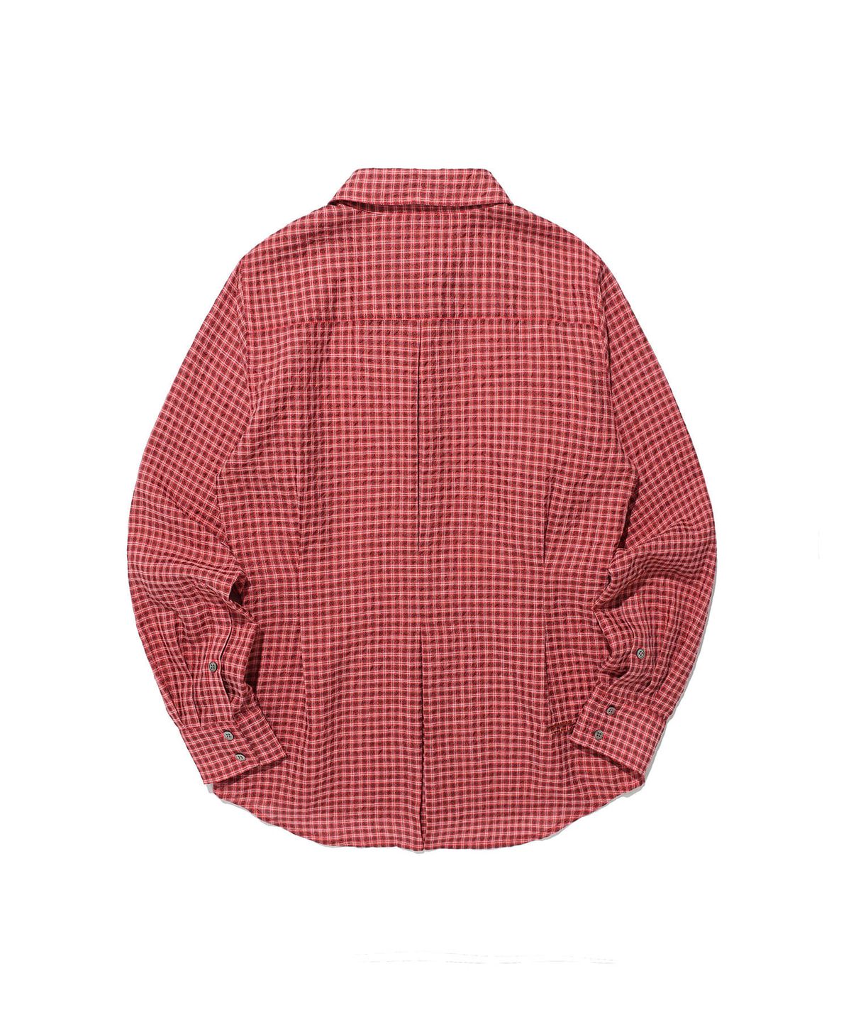 나이스고스트클럽(NICEGHOSTCLUB) FFATS ROUND COLLAR SHIRT_RED(NG2FSUW300A)