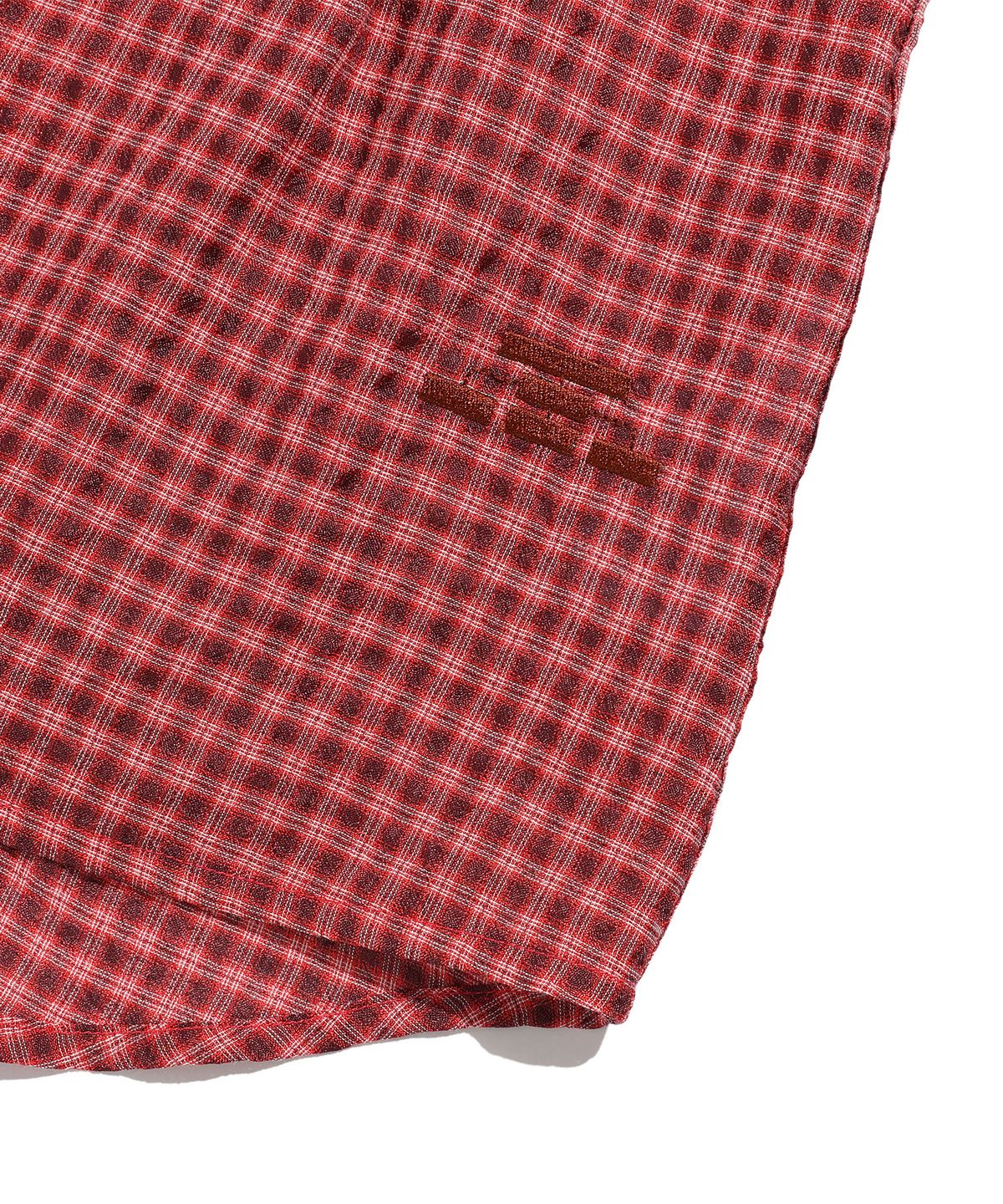 나이스고스트클럽(NICEGHOSTCLUB) FFATS ROUND COLLAR SHIRT_RED(NG2FSUW300A)