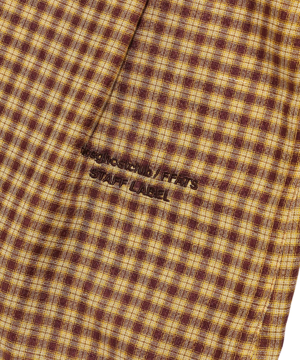 나이스고스트클럽(NICEGHOSTCLUB) FFATS ROUND COLLAR SHIRT_YELLOW(NG2FSUW300A)