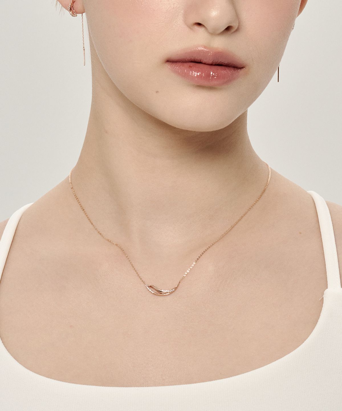 스톤헨지(STONEHENGE) 결 14K 목걸이 SA25A25T