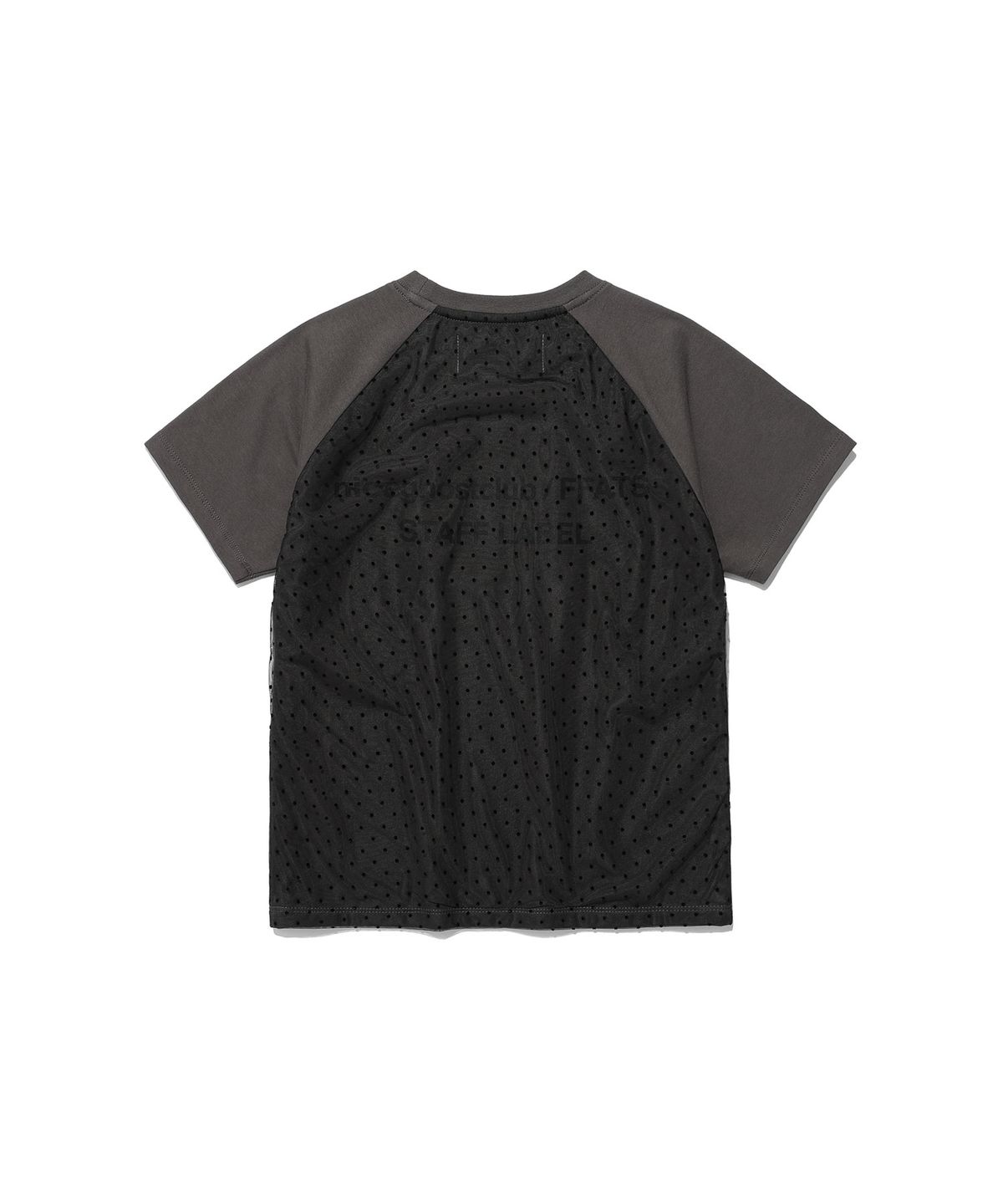 나이스고스트클럽(NICEGHOSTCLUB) FFATS LAYERED MESH TEE_CHARCOAL(NG2FMFT586A)