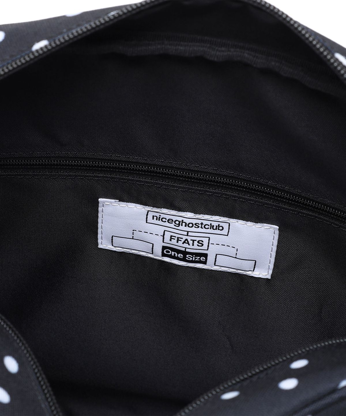 나이스고스트클럽(NICEGHOSTCLUB) FFATS BOX DOT BAG_BLACK(NG2FSUAB40A)
