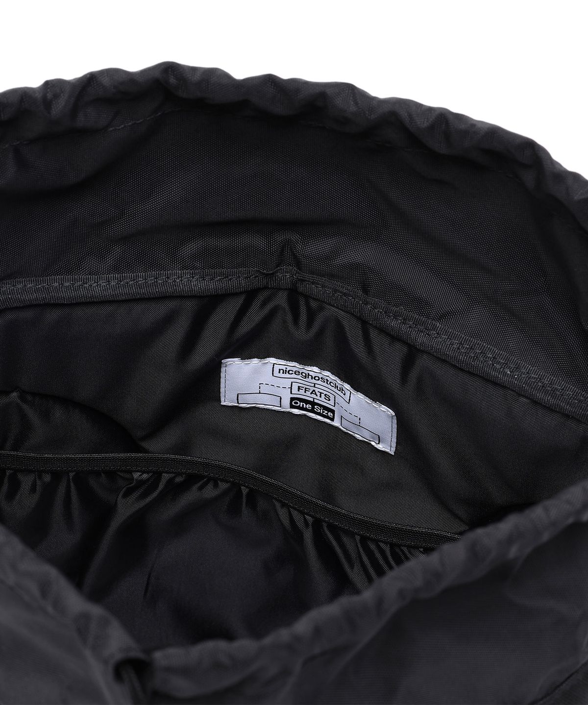 나이스고스트클럽(NICEGHOSTCLUB) FFATS FRILL RUCKSACK_BLACK(NG2FSUAB42A)