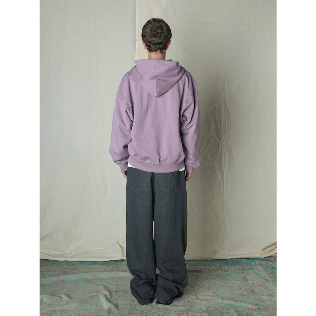 샌드 사운드(SAND SOUND) Patchwork Detail Hooded ZipUp  Light Purple