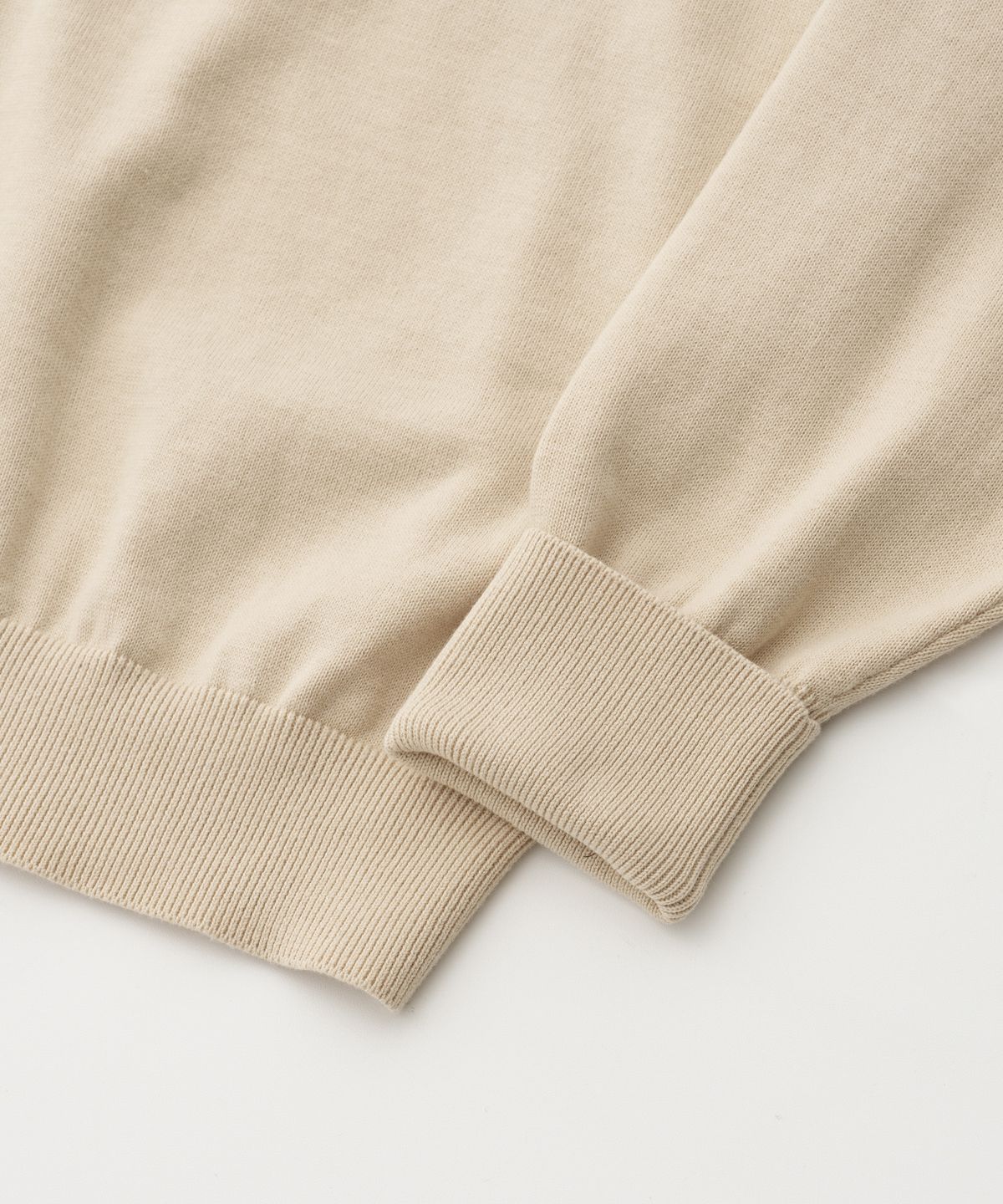 어나더 오피스(ANOTHER OFFICE) Scape Knit Polo Cardigan (Almond Milk)