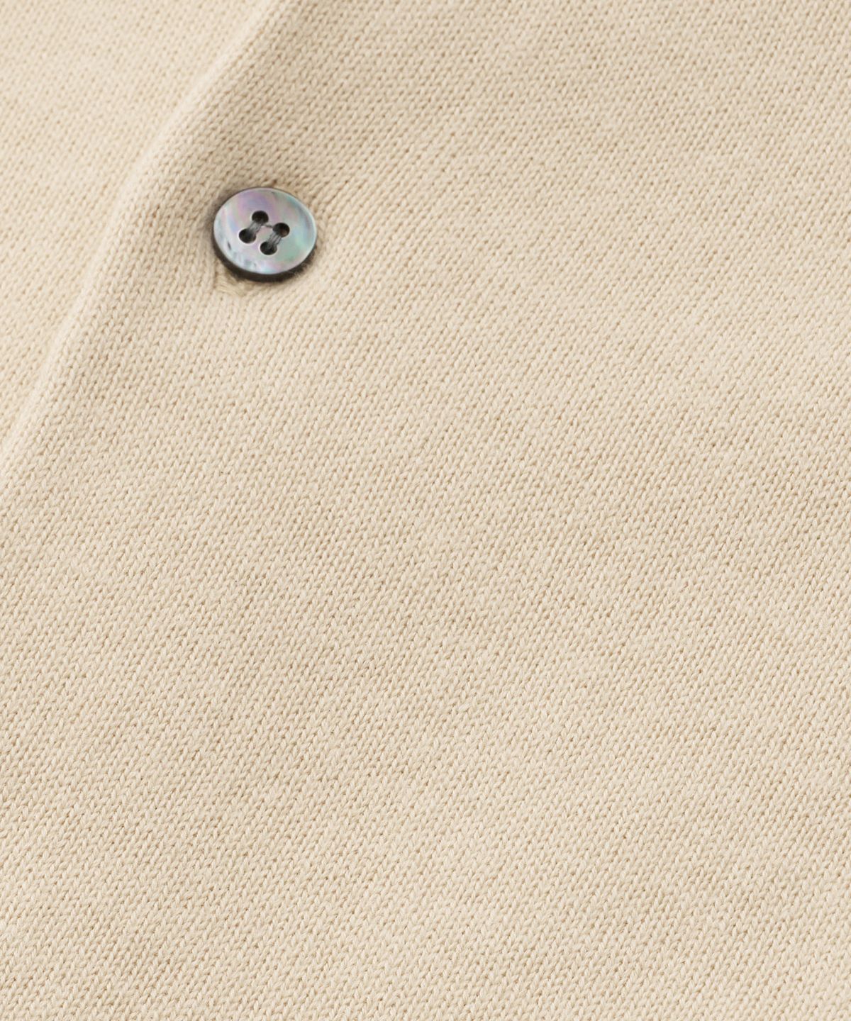 어나더 오피스(ANOTHER OFFICE) Scape Knit Polo Cardigan (Almond Milk)