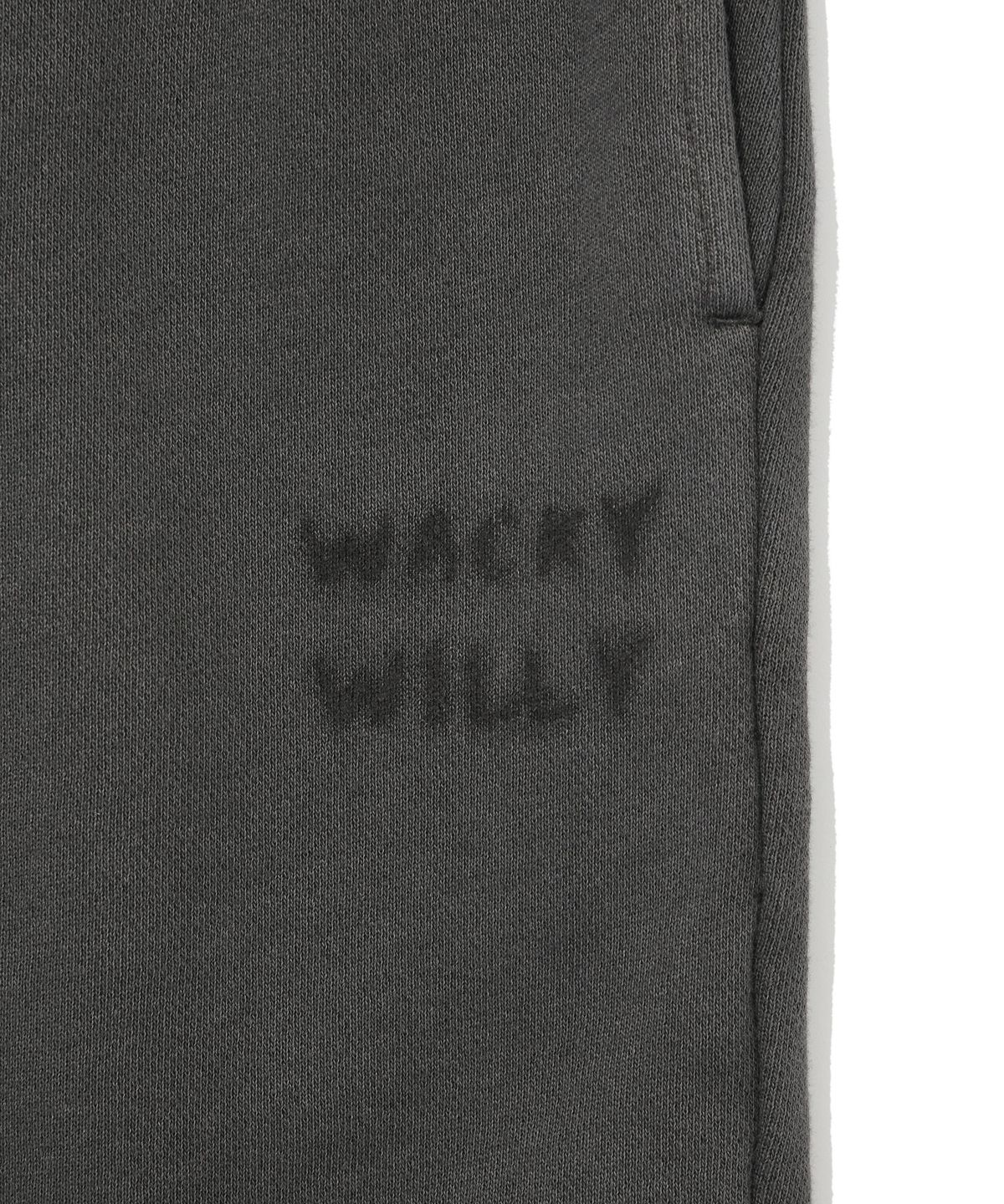 와키윌리(WACKY WILLY) 우먼스 피그먼트 워싱 스웻 숏팬츠 그레이