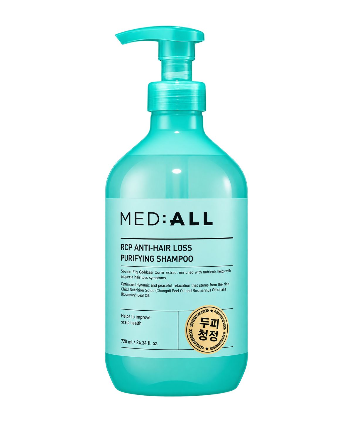 메디올(MEDIALL) RCP 안티헤어로스 퓨리파잉 샴푸 720ml