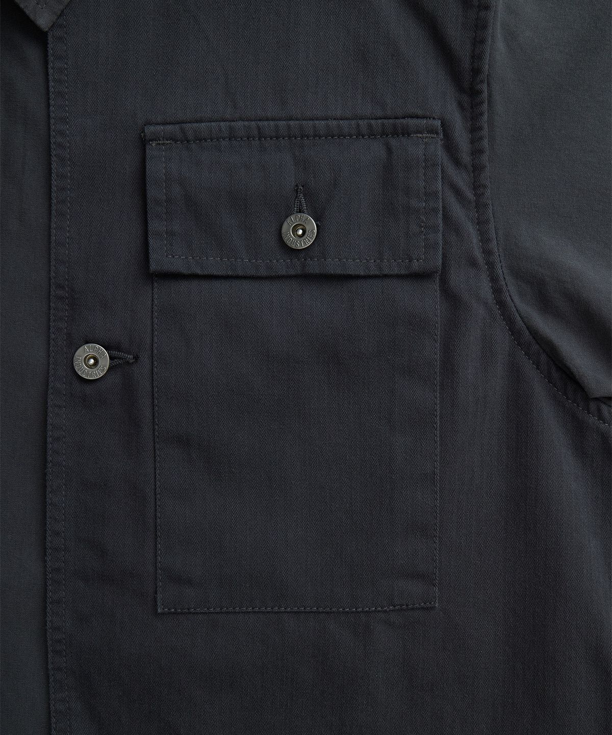알파 인더스트리(ALPHA INDUSTRIES) LS P-44 오버셔츠 차콜