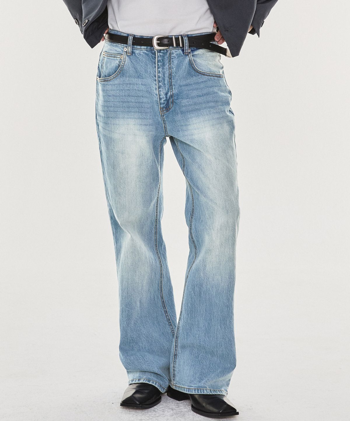 기철(KICHUL) Yk 0709 boot cut (blue)