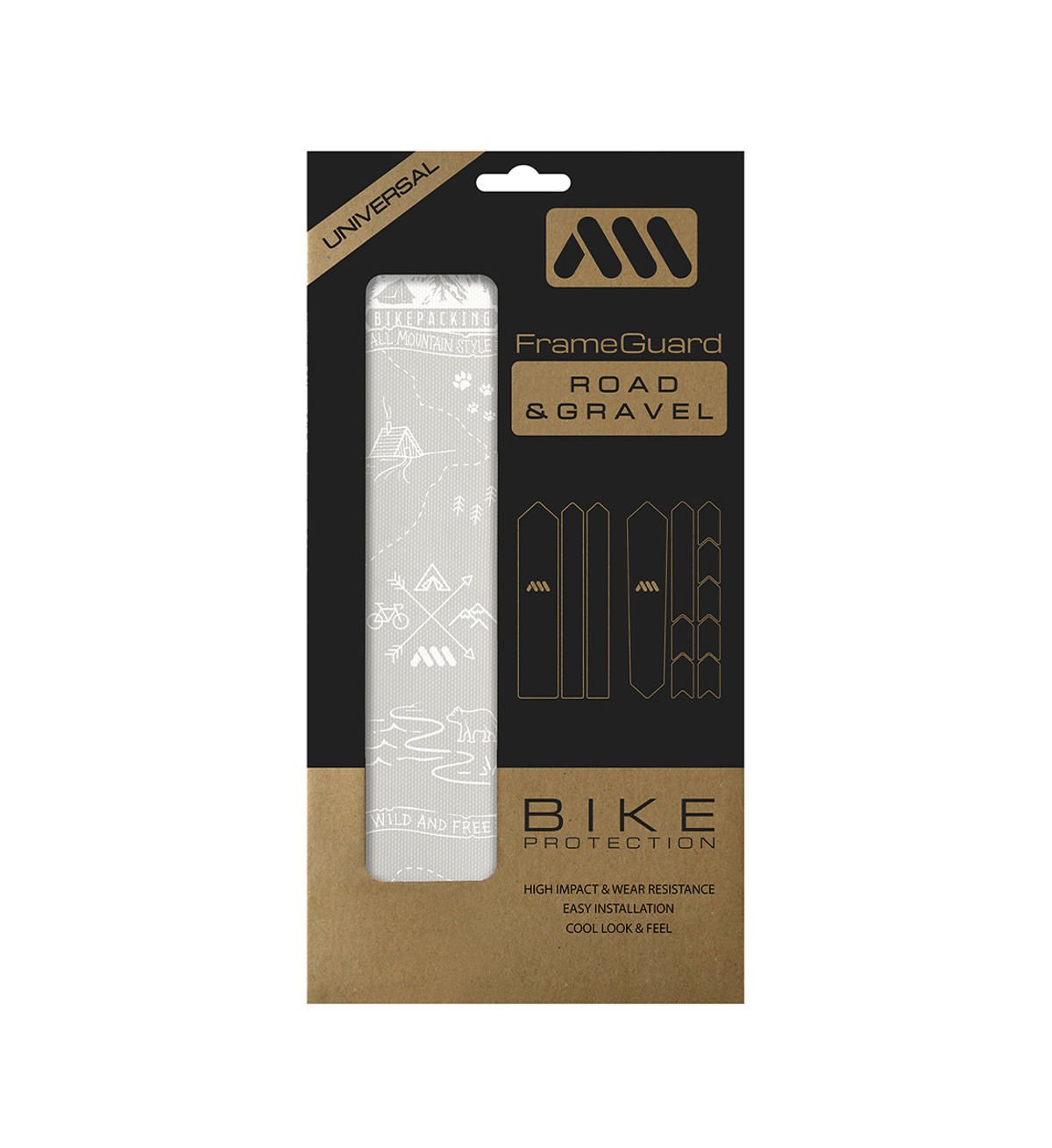 페달레(PEDALE) AMS Gravel/Road Frame Guard. BIKEPACKING