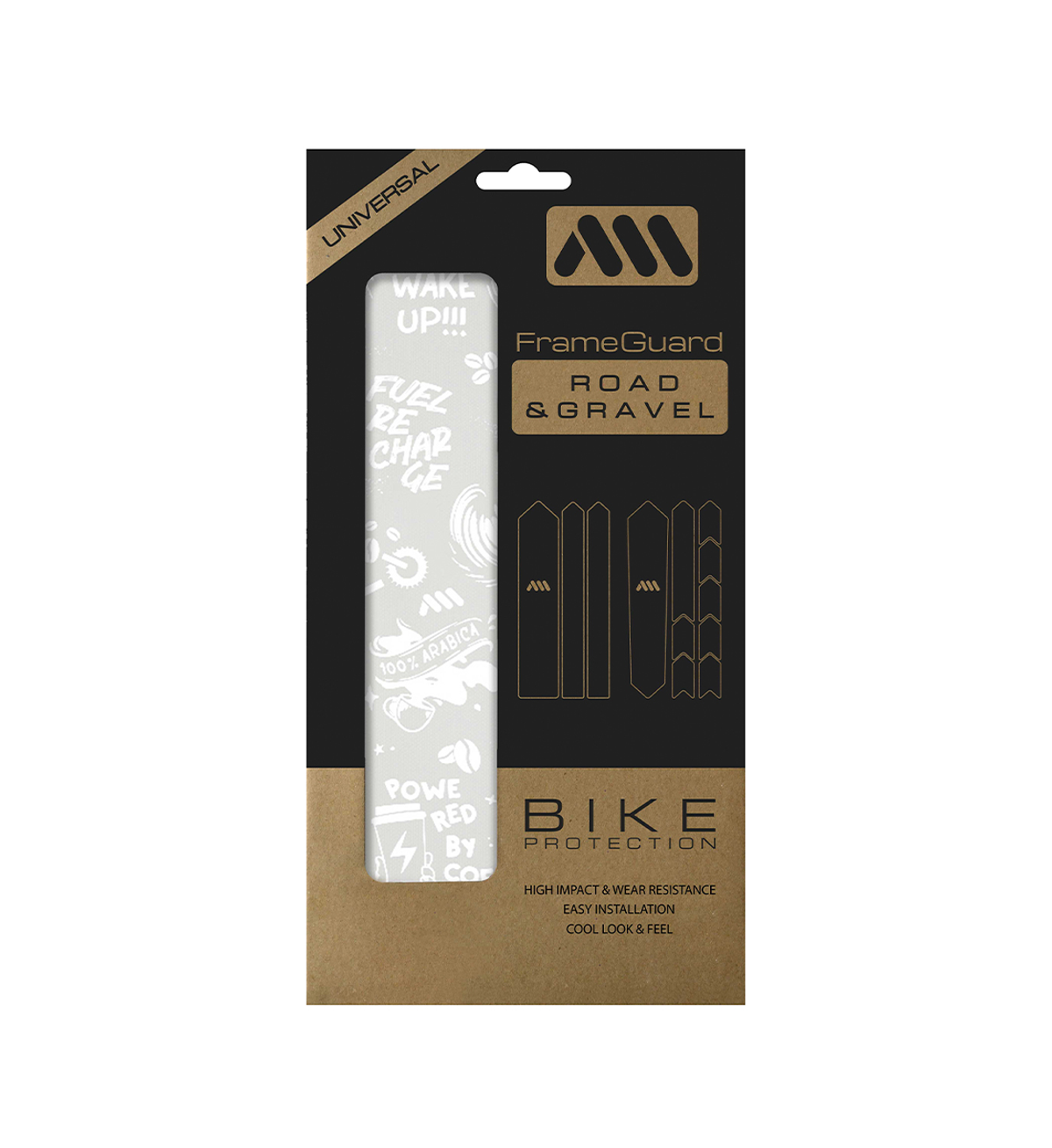페달레(PEDALE) AMS Gravel/Road Frame Guard. COFFEE Edition