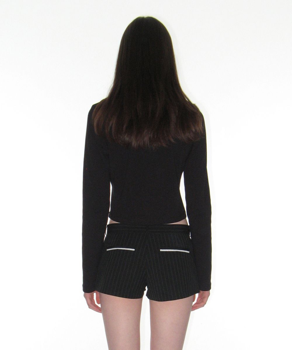 ★CRANK★PEARL BUSTIER PRINTING TOP_BLACK★正規品/送料込 MUSINSA | CRANK Pearl Bustier Print Top_Black