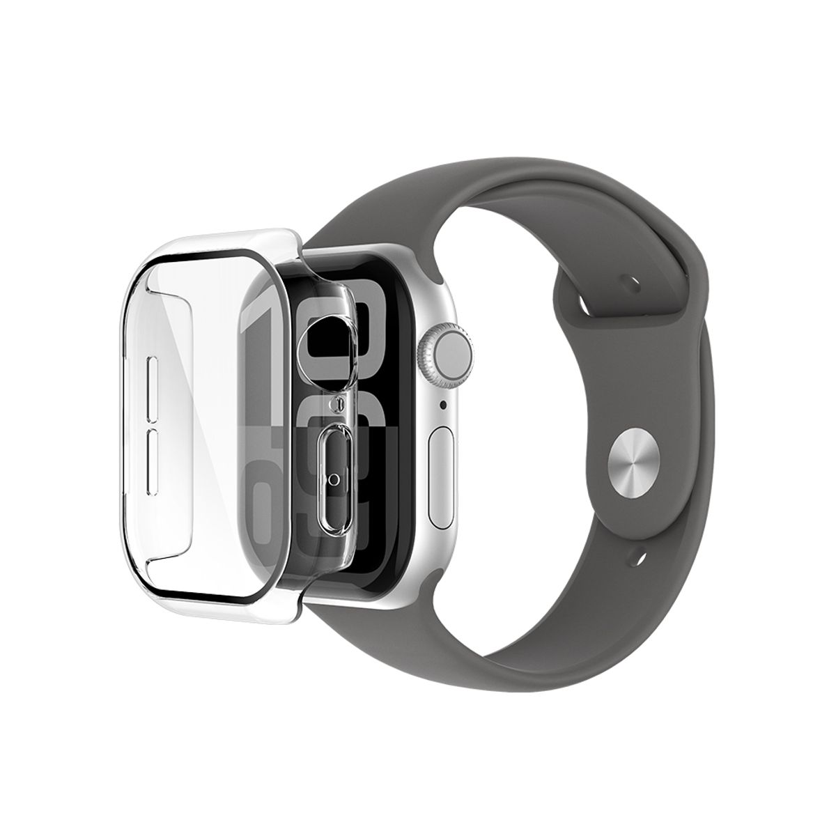 벨킨(BELKIN) 애플워치11/10 템퍼드 강화유리필름 범퍼 케이스 42mm OWA002