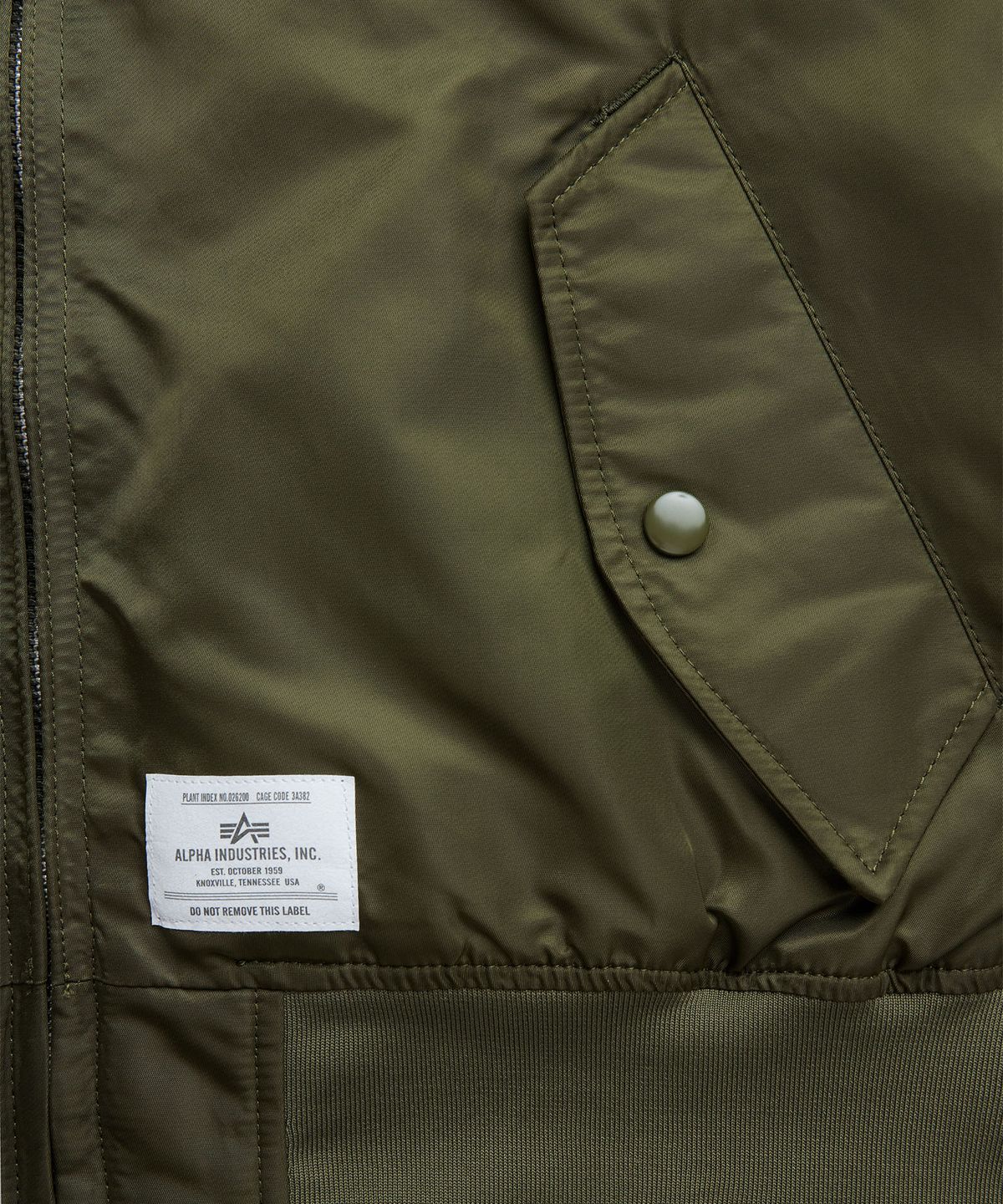 알파 인더스트리(ALPHA INDUSTRIES) L-2B 후디드 GEN II 플라이트 자켓 OG-107 그린