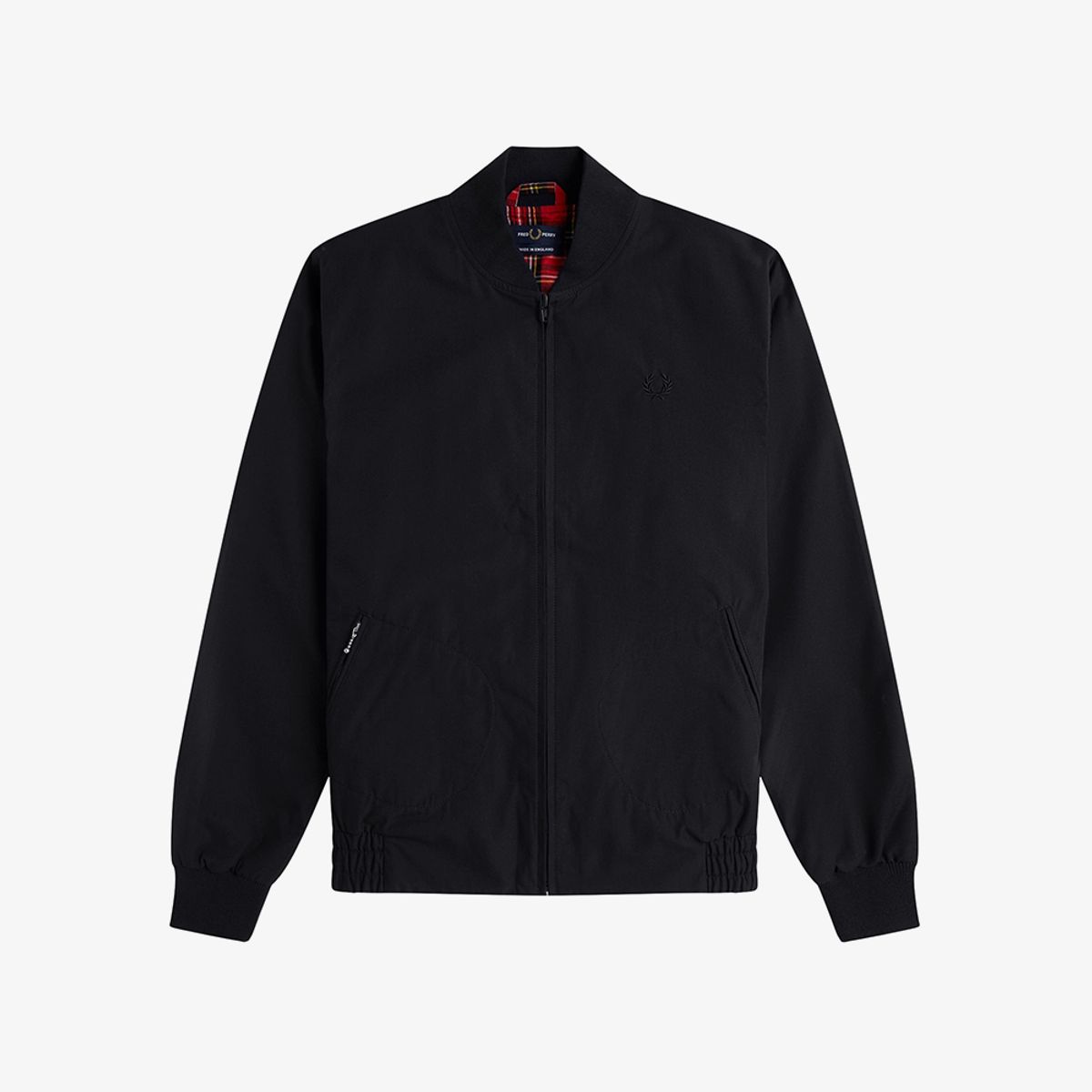 프레드페리(FRED PERRY) [Made in England] 테니스 보머 재킷 - 네이비 AFPM2519037-795