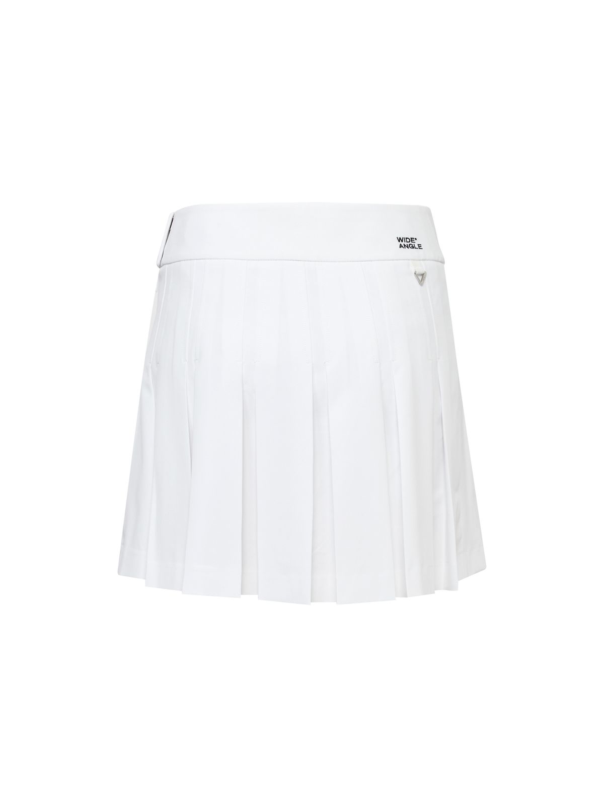 와이드앵글(WIDEANGLE) CO 봄 베이직 플리츠 큐롯 L_White