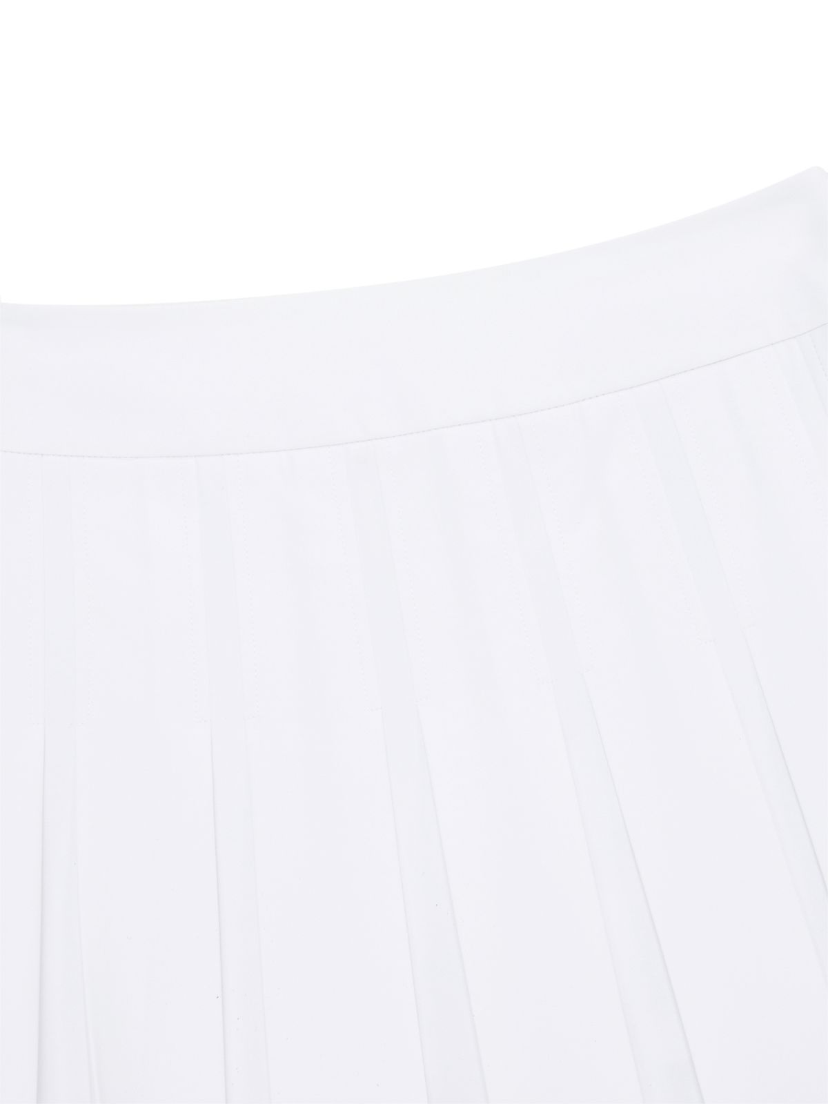 와이드앵글(WIDEANGLE) CO 봄 베이직 플리츠 큐롯 L_White