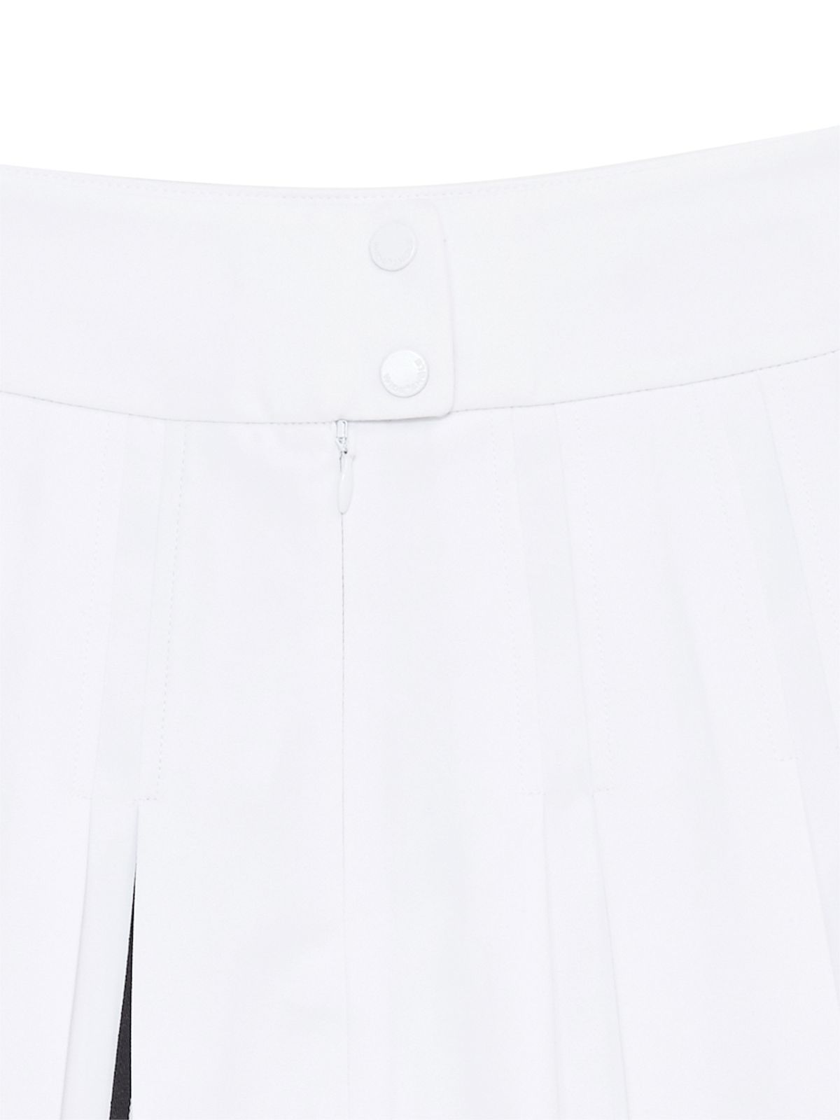 와이드앵글(WIDEANGLE) CO 봄 베이직 플리츠 큐롯 L_White