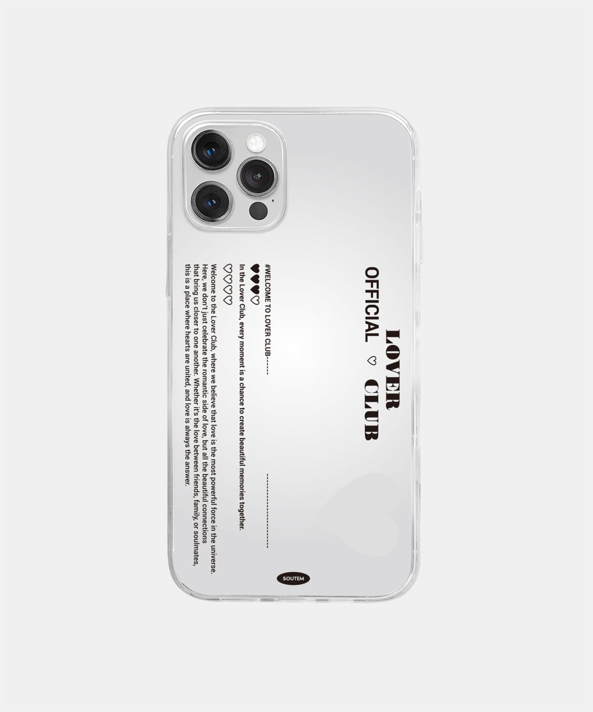 소유템(SOUTEM) [Magsafe] Lover Club Phone Case_Clear