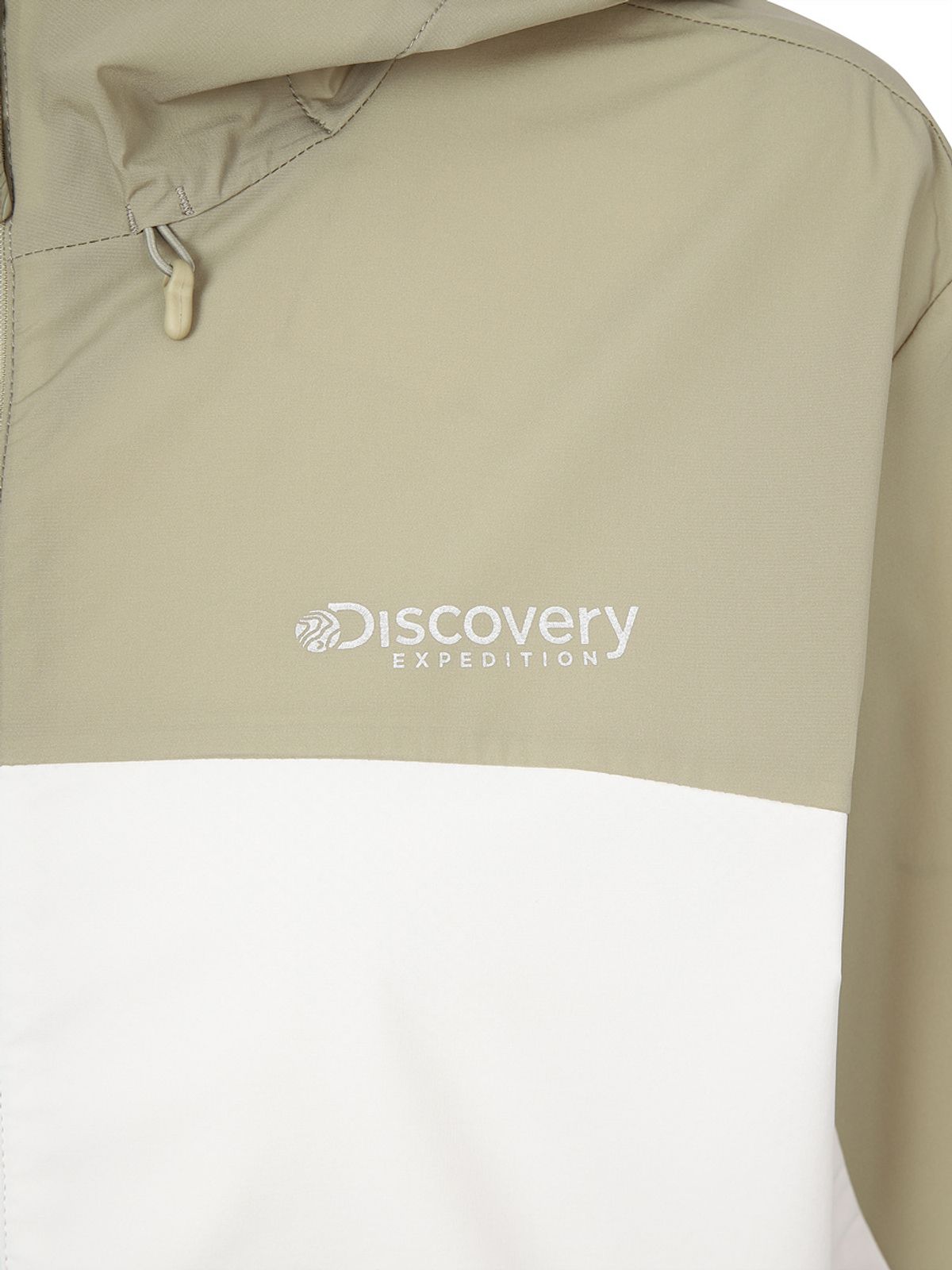 디스커버리 익스페디션(DISCOVERY EXPEDITION) 프레시벤트 여성 컬러블럭 크롭 바람막이 (BEIGE)