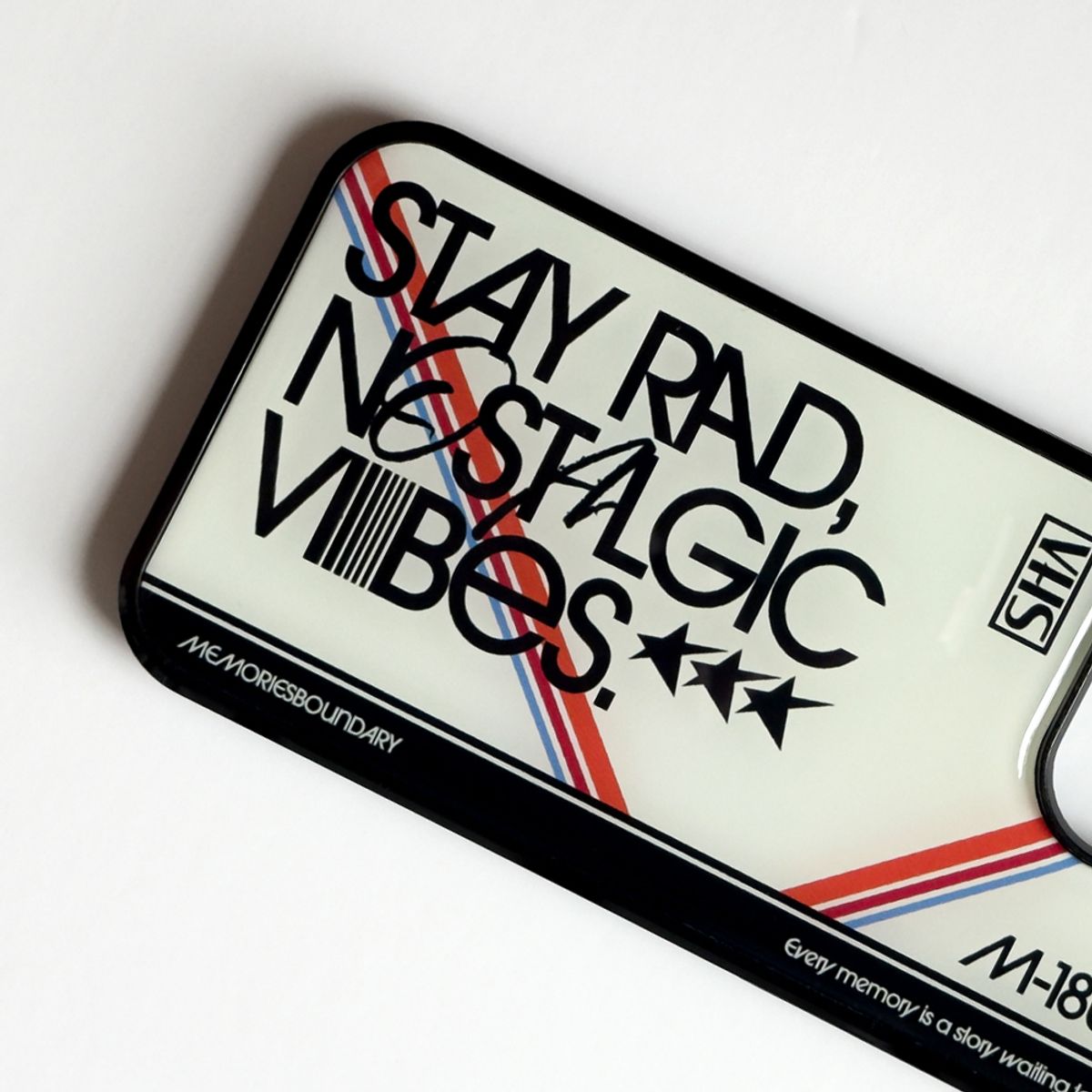 메모리즈바운더리(MEMORIESBOUNDARY) Nostalgic Vibes Retro VHS Phone Case (Ver.1) (Epoxy)