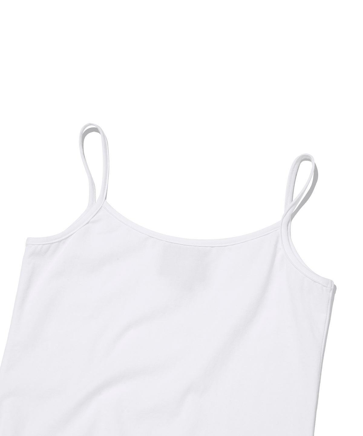 스웨이드(SUADE) BASIC CROP SLEEVELESS [WHITE]