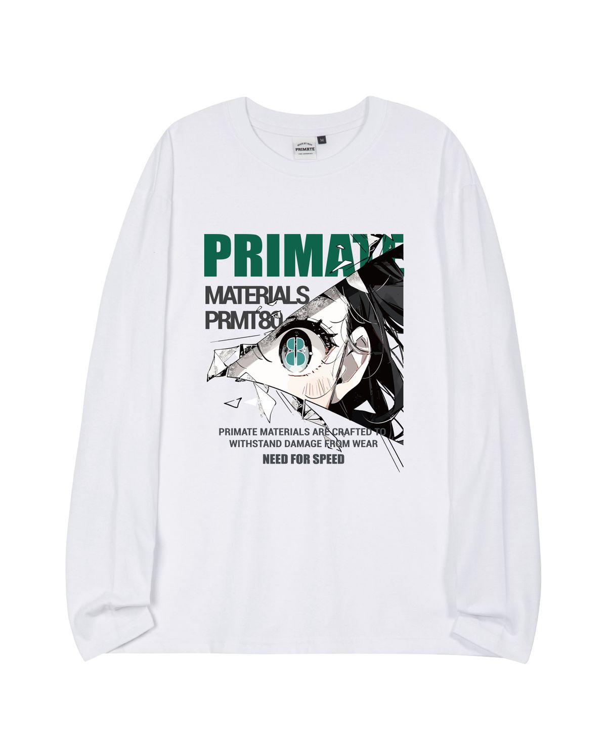 프라임에이트(PRIMATE) EYEZ 오버핏 롱 슬리브 4 COLORS