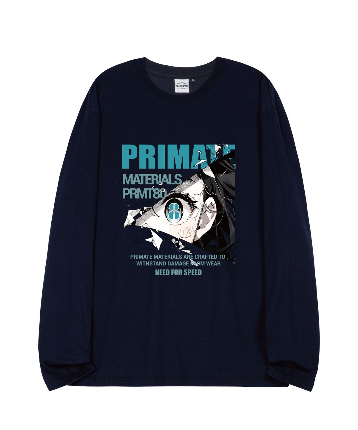 프라임에이트(PRIMATE) EYEZ 오버핏 롱 슬리브 4 COLORS