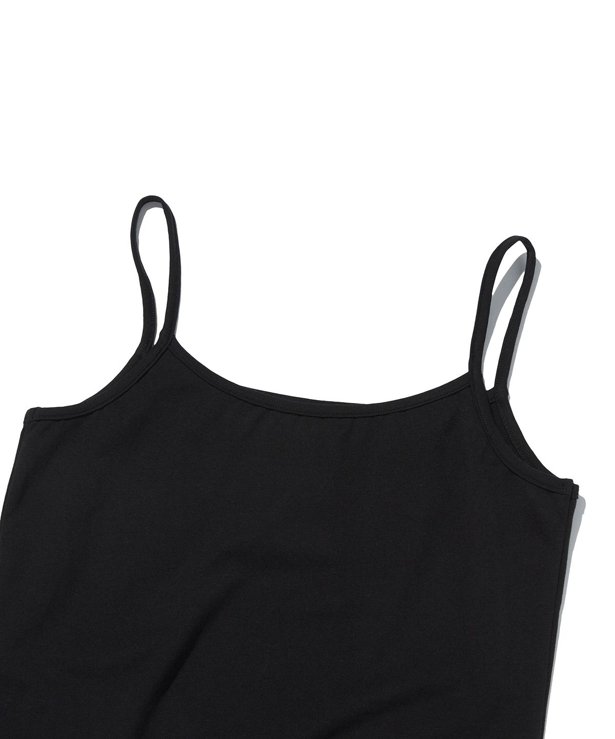 스웨이드(SUADE) BASIC CROP SLEEVELESS [BLACK]