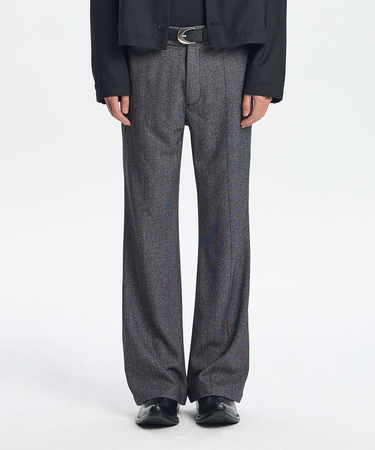 기철(KICHUL) Yk 0605 boot cut slacks (grey)
