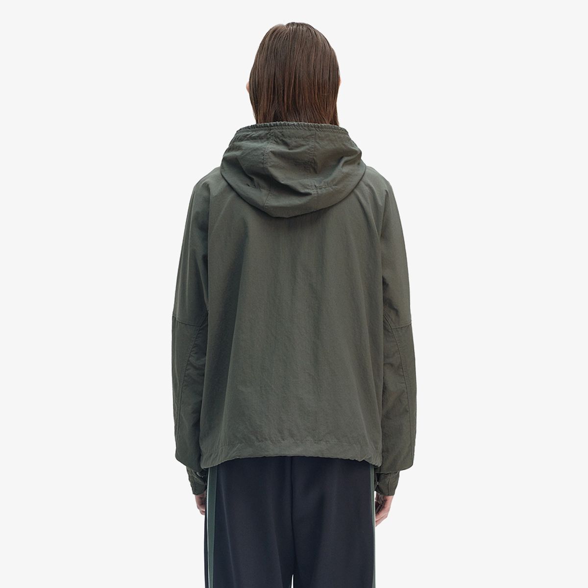 프레드페리(FRED PERRY) [Sport] 크롭 립스탑 파카 - 필드 그린 AFPM2518572-638