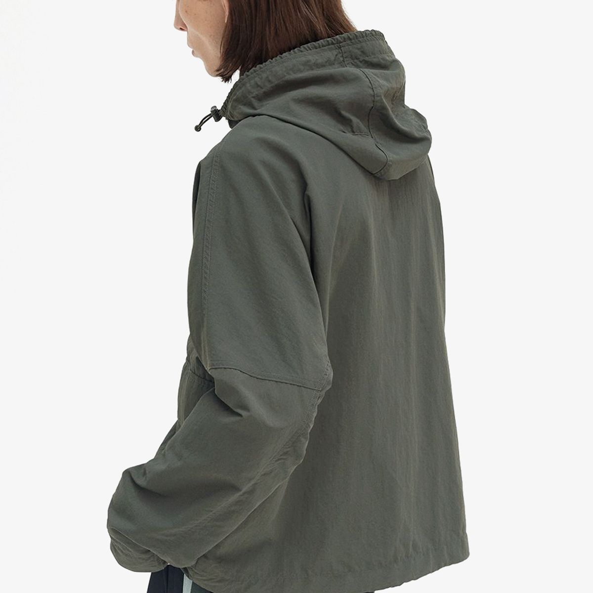 프레드페리(FRED PERRY) [Sport] 크롭 립스탑 파카 - 필드 그린 AFPM2518572-638
