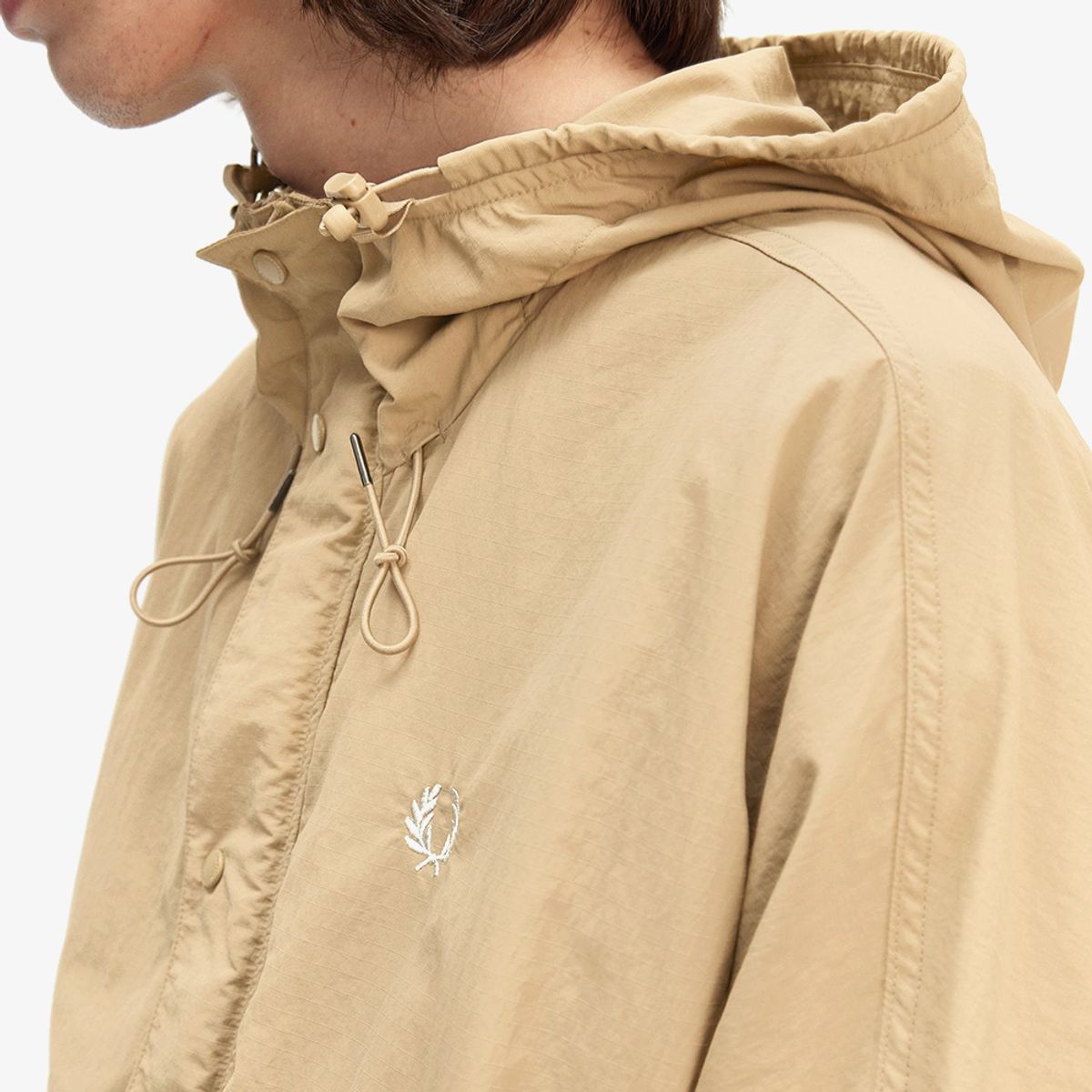 프레드페리(FRED PERRY) [Sport] 크롭 립스탑 파카 - 웜 스톤 AFPM2518572-363