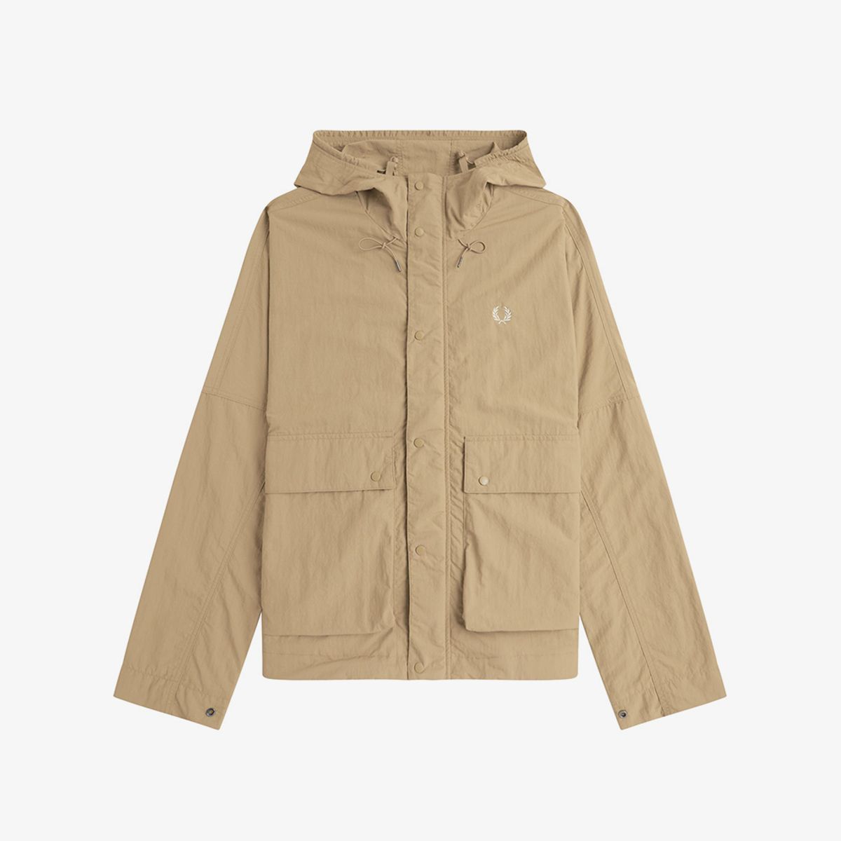 프레드페리(FRED PERRY) [Sport] 크롭 립스탑 파카 - 웜 스톤 AFPM2518572-363