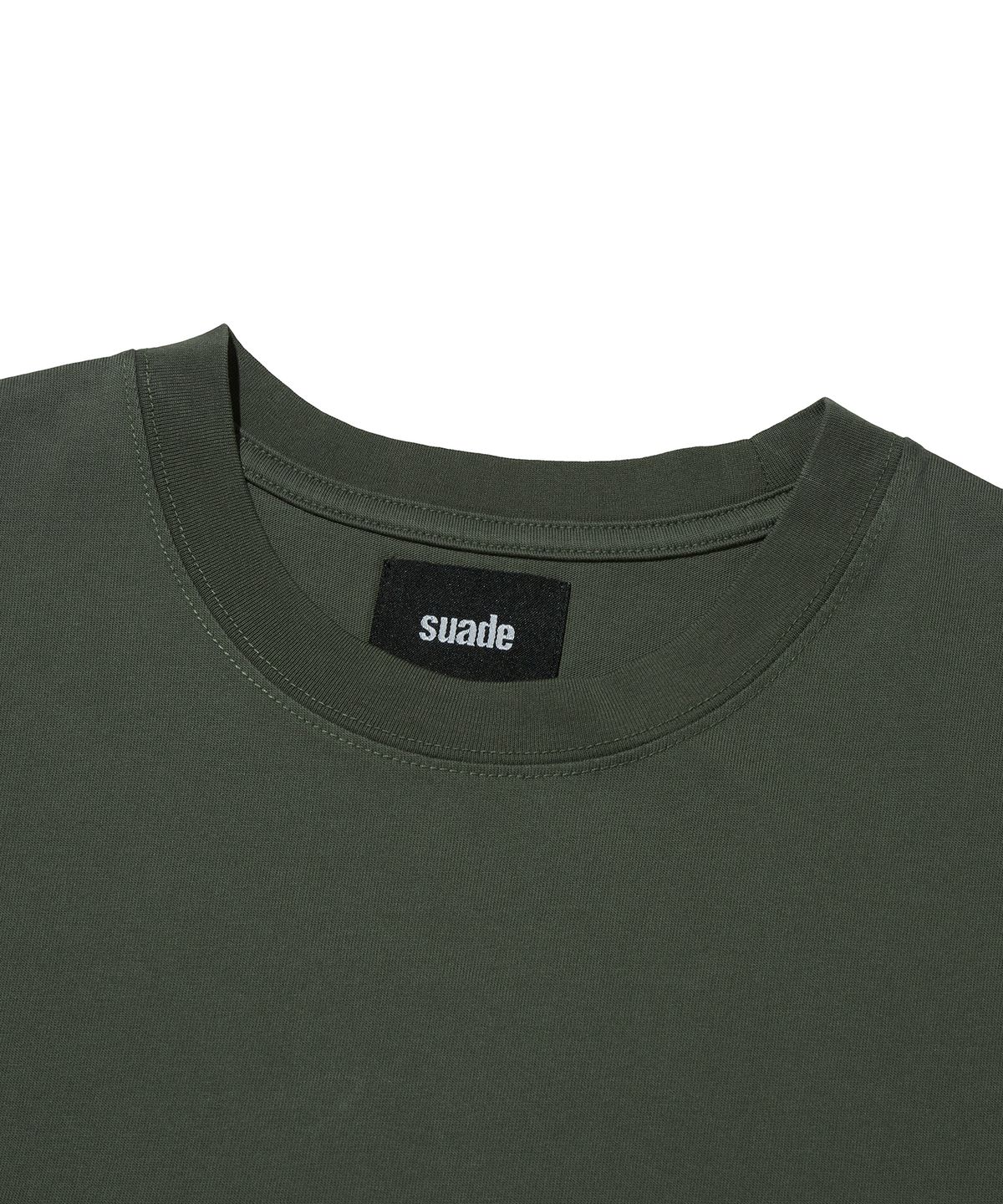 스웨이드(SUADE) CUT OFF TEE [KHAKI]