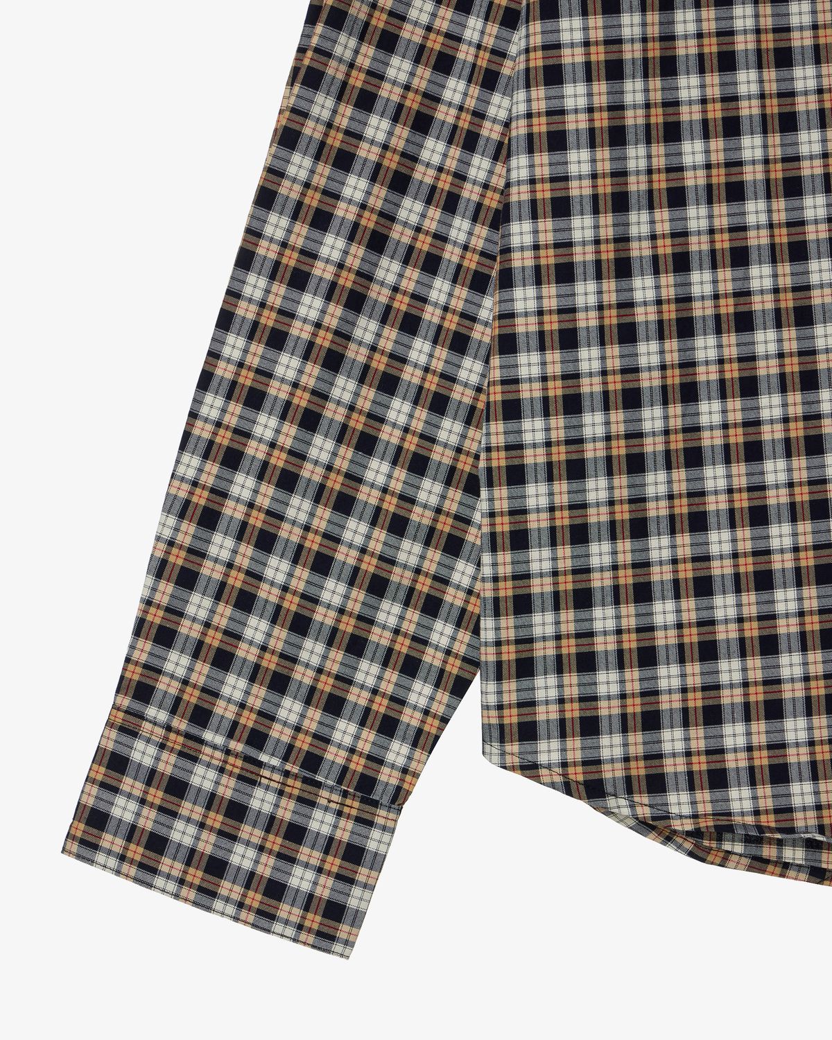 에이이에이이(AEAE) BUTTON CHECK SHIRTS [NAVY]
