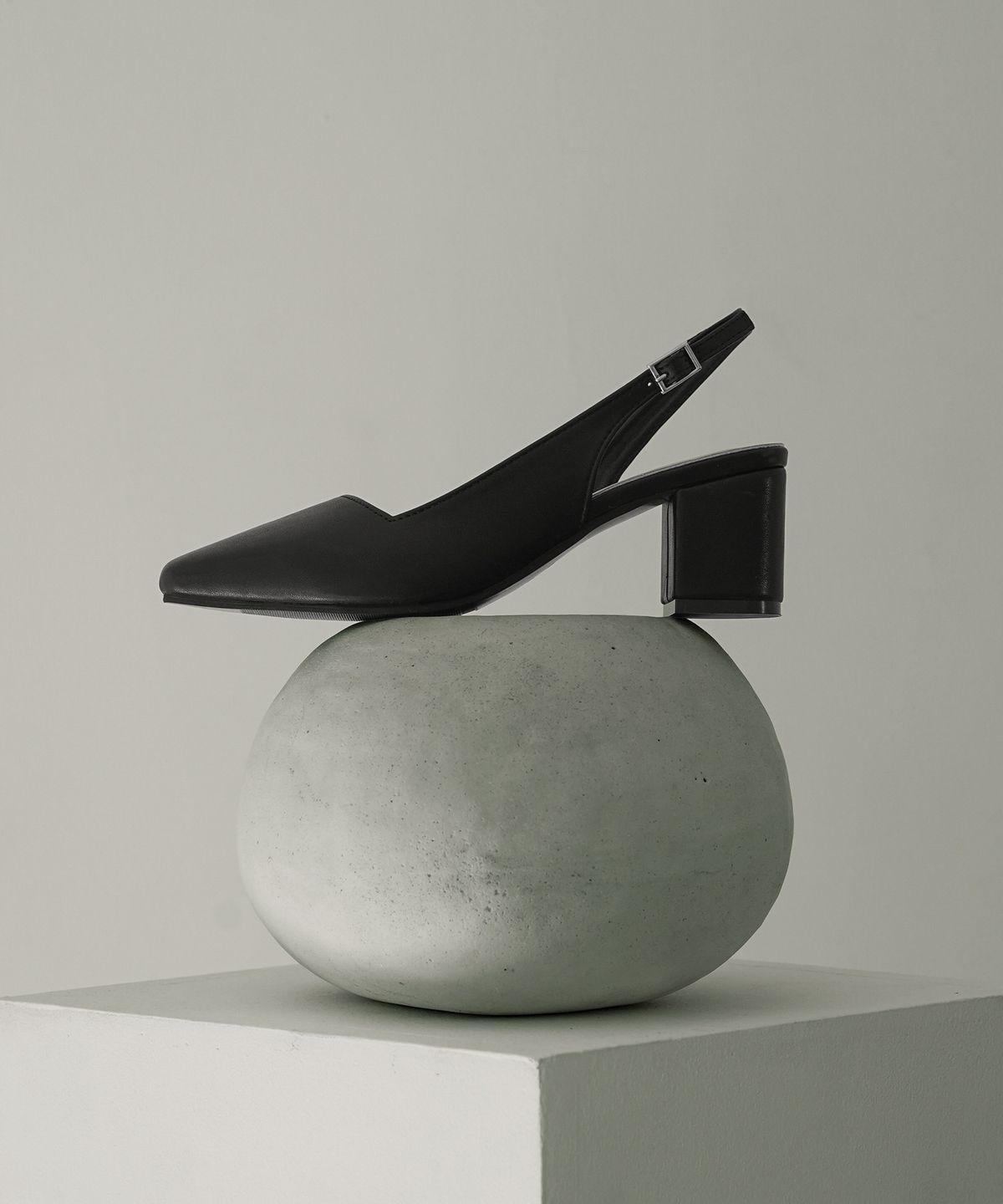착한구두(CHAAKAN) 세레나데 미들힐 슬링백 (4color) SBLTS1h108 (6cm)