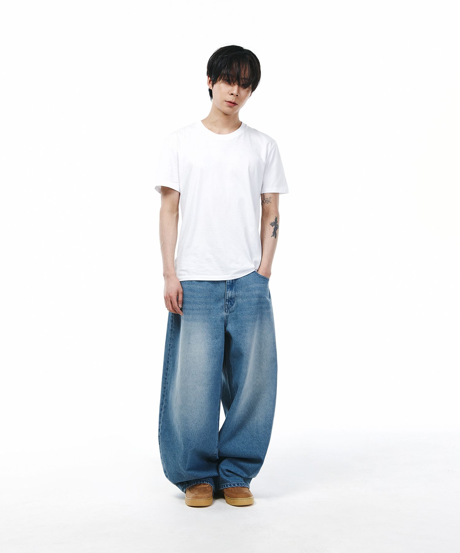 SALSATION　Close fitting Pants　M　ライトブルー SALSATION Close fitting Pants M ライトブルー