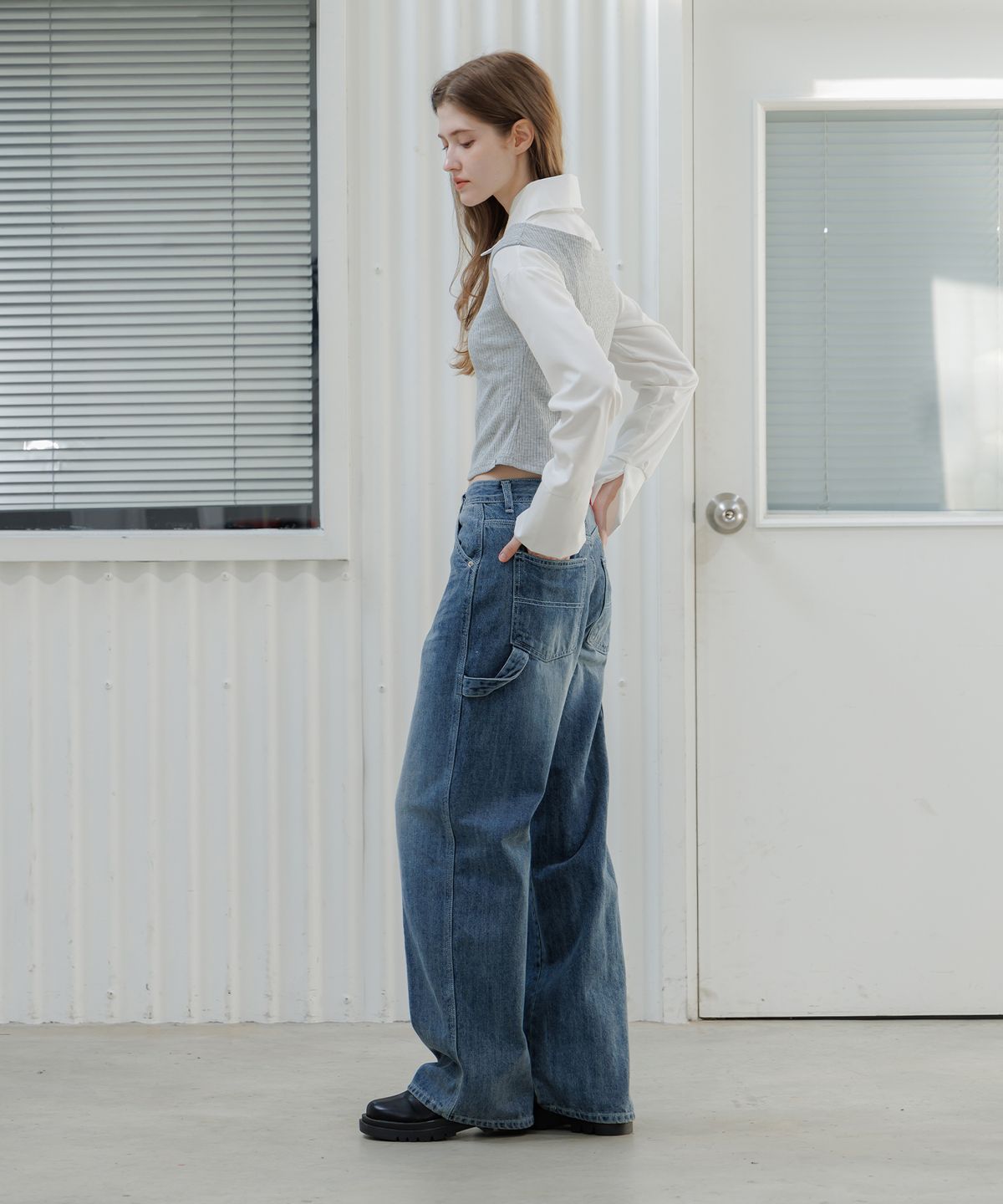 판도라핏(PANDORAFIT) Vintage Faded Wash Pants